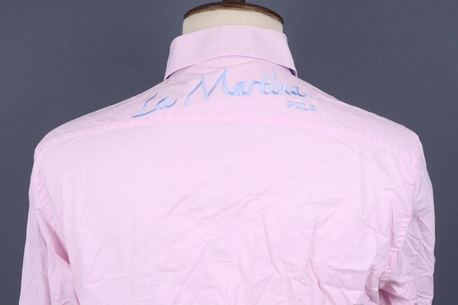 La Martina La Martina Buenos Aires Pink Polo #3 Button Shirt Size XXL Size US XXL / EU 58 / 5 - 10 Thumbnail