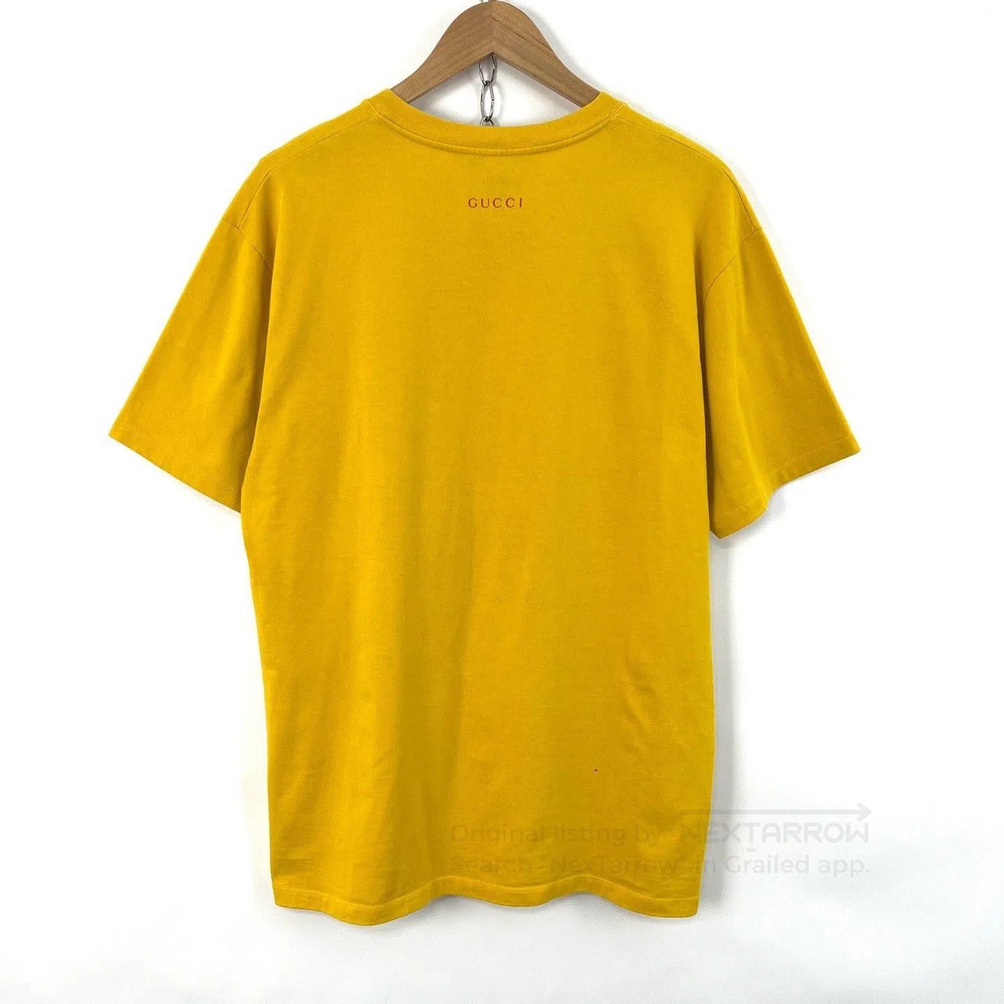 Gucci Gucci Yellow Anchor Print Short Sleeve. Size M / US 6-8 / IT 42-44 - 2 Thumbnail