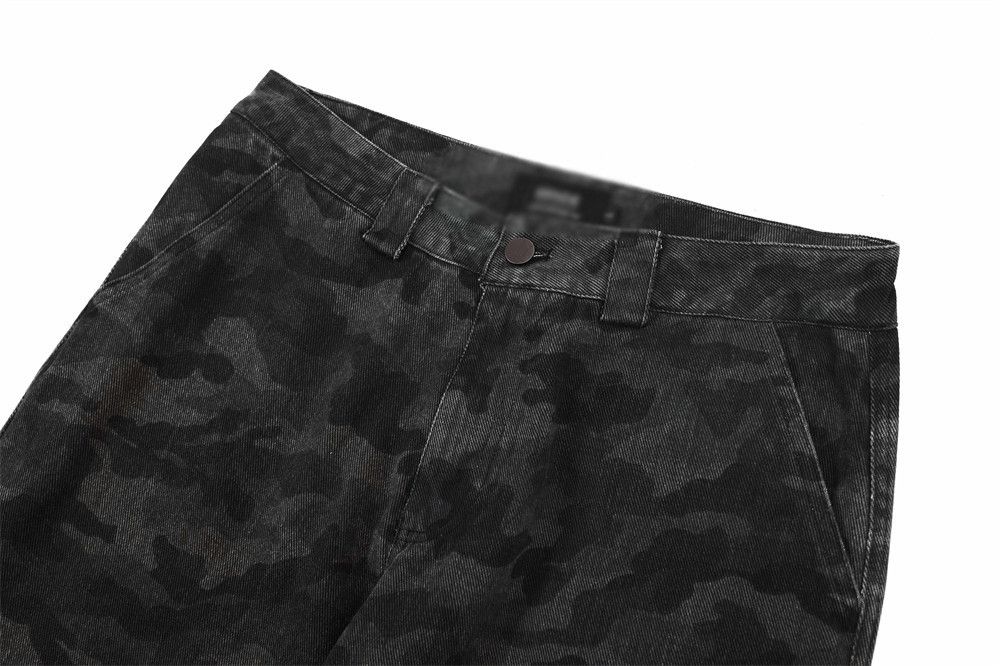 Japanese Brand × Jean American retro men's punk street camouflage cargo jeans Size US 32 / EU 48 - 5 Thumbnail