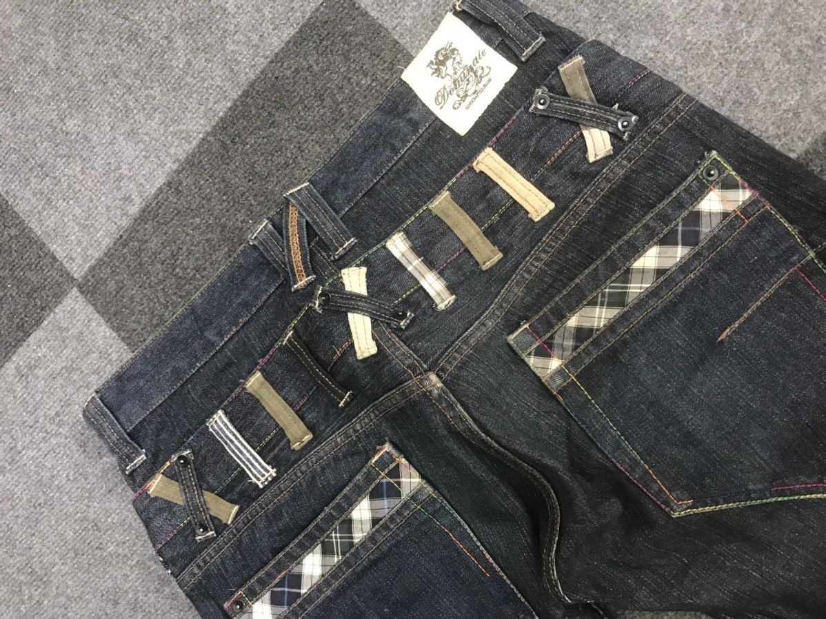 Other Double Waist💥Dominate Handcrafted Double Waist Punk Jeans Size US 33 - 16 Thumbnail