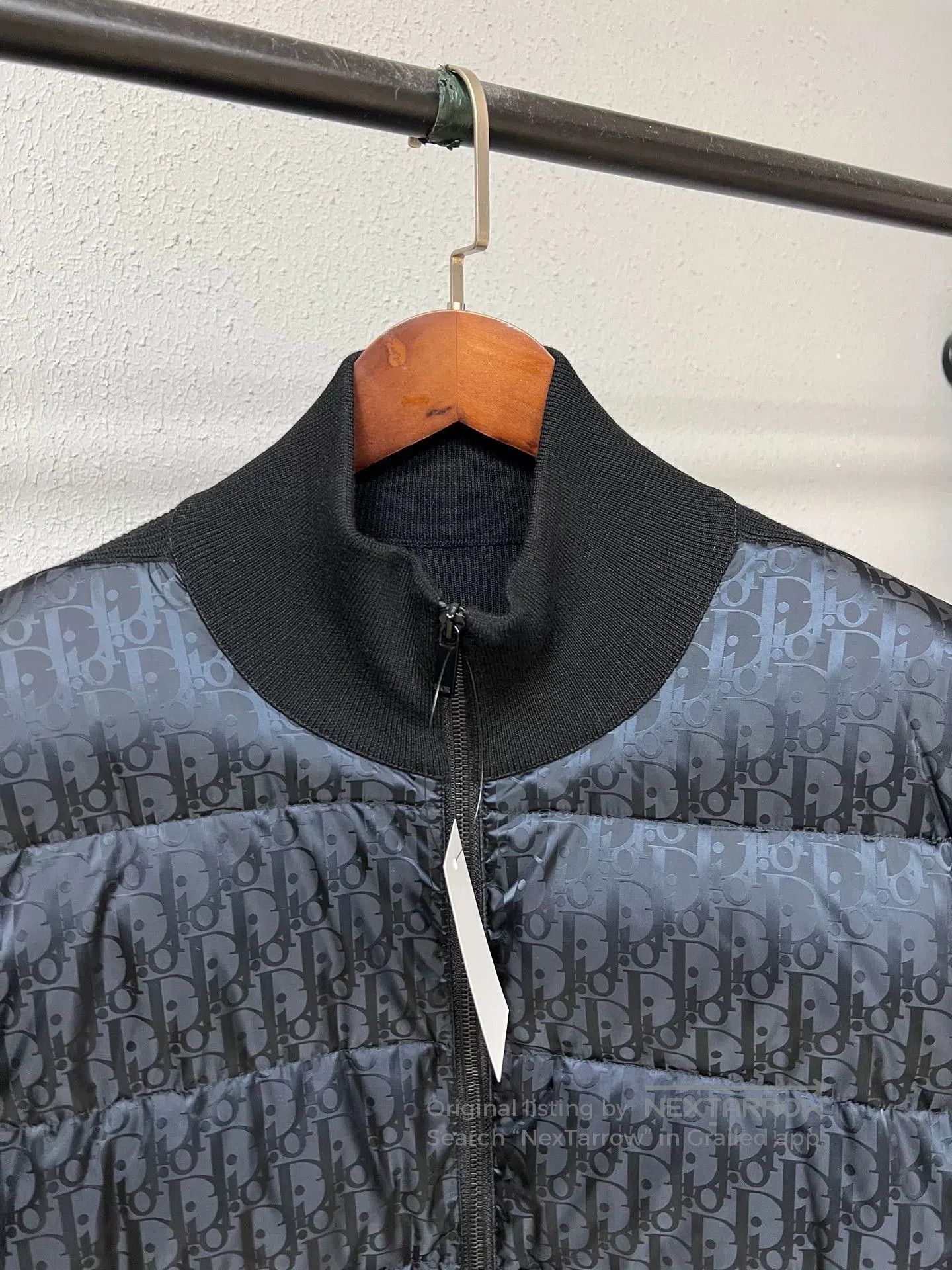 Dior Dior Knitted Down Jacket in Black. Size US XXL / EU 58 / 5 - 3 Thumbnail