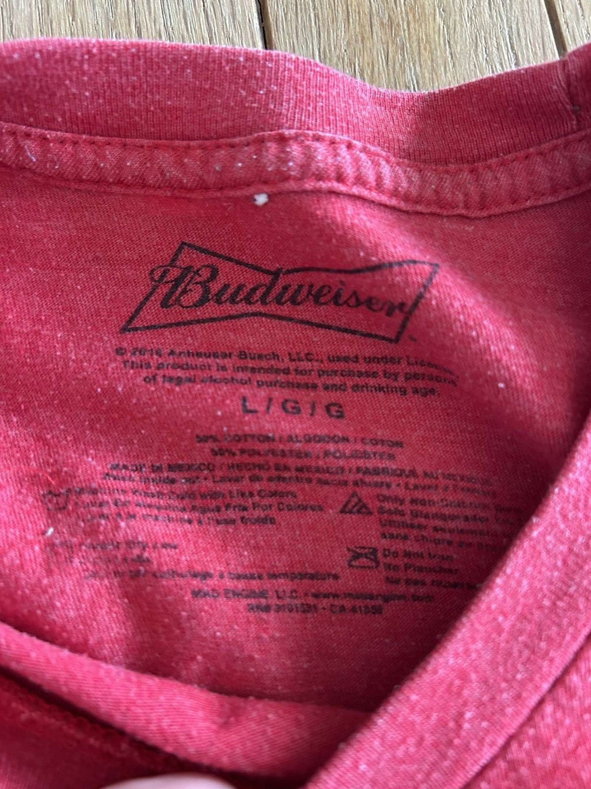 Budweiser Vintage 90s Budweiser shirt Size US L / EU 52-54 / 3 - 3 Thumbnail