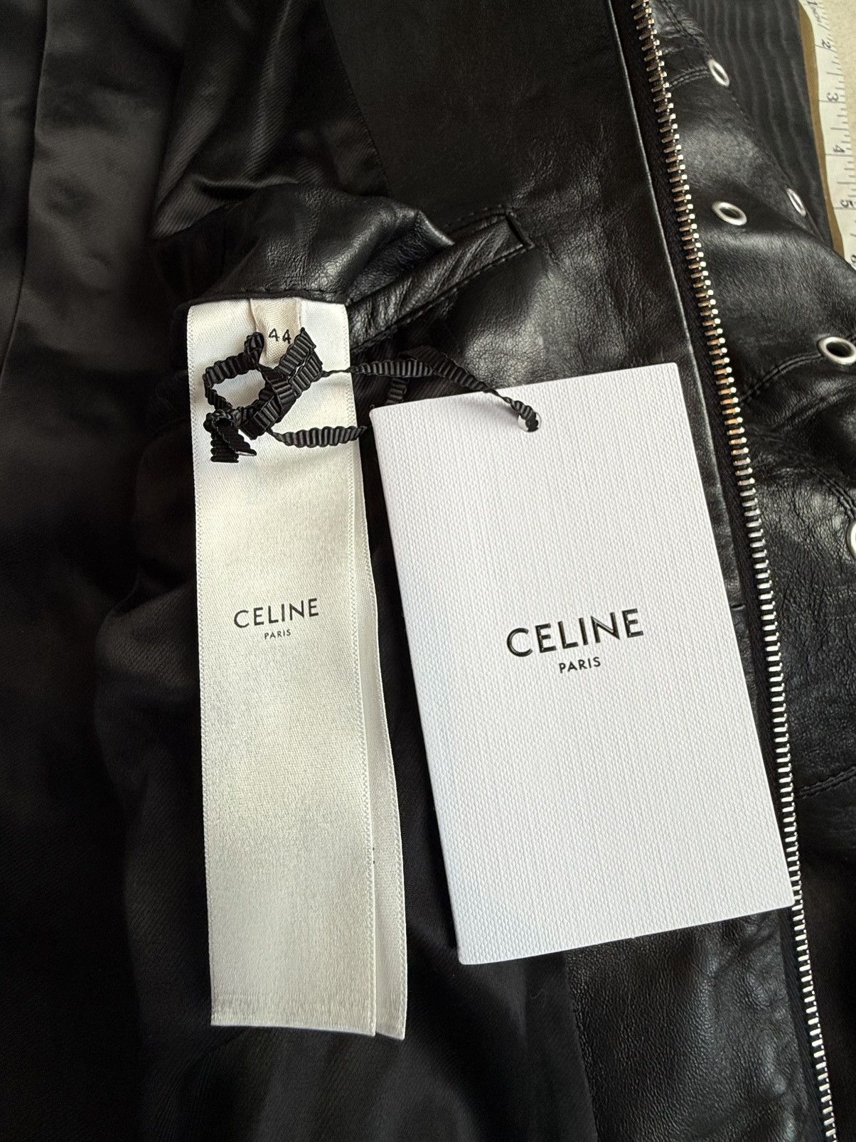 Celine $7k 🤑 FW22 Celine studded eyelet patchwork blouson jacket Size US M / EU 48-50 / 2 - 22 Thumbnail