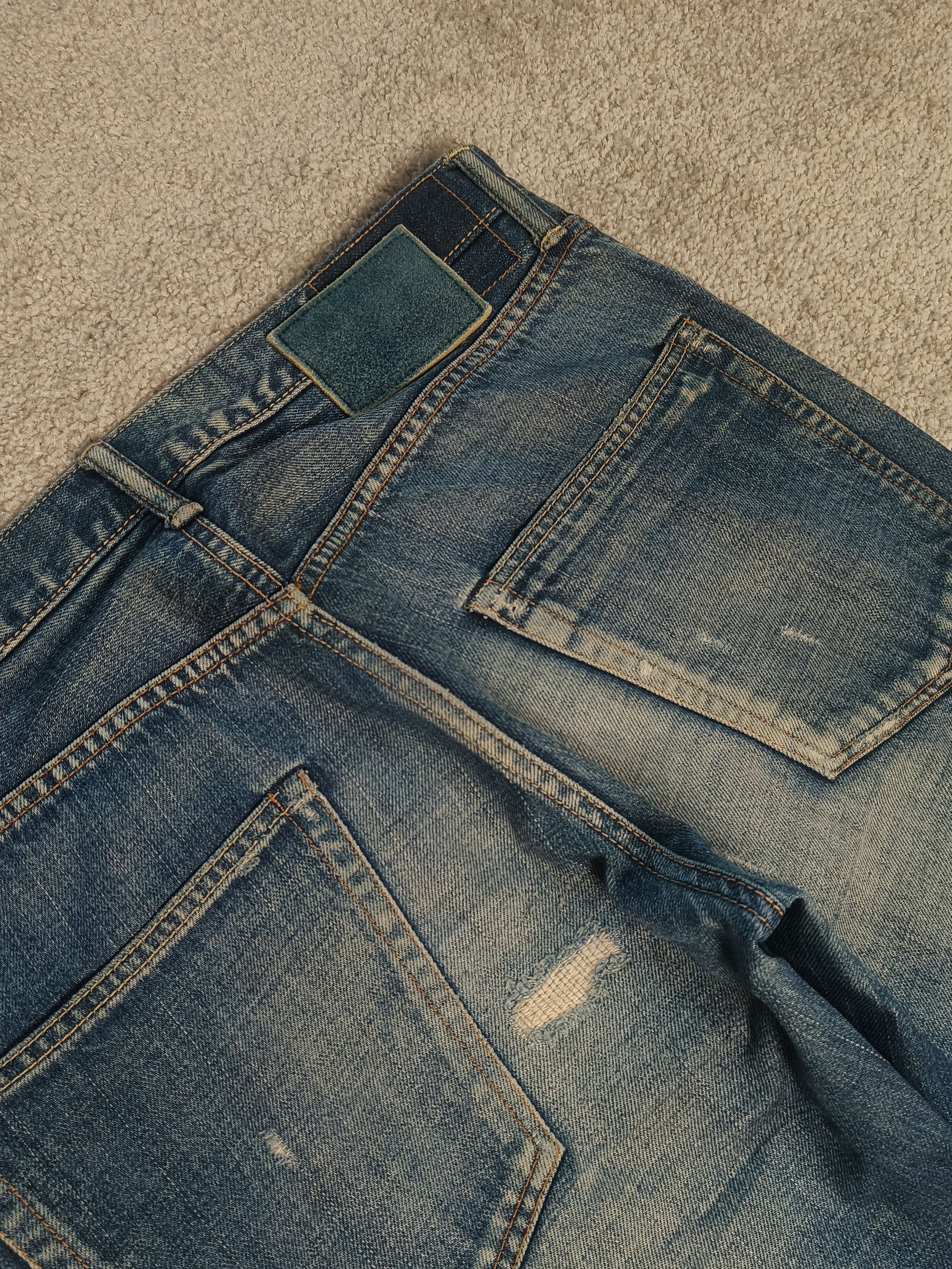 Visvim Visvim Social Sculpture 03D5 Repaired Vintage Wash Jeans Size US 32 / EU 48 - 5 Thumbnail