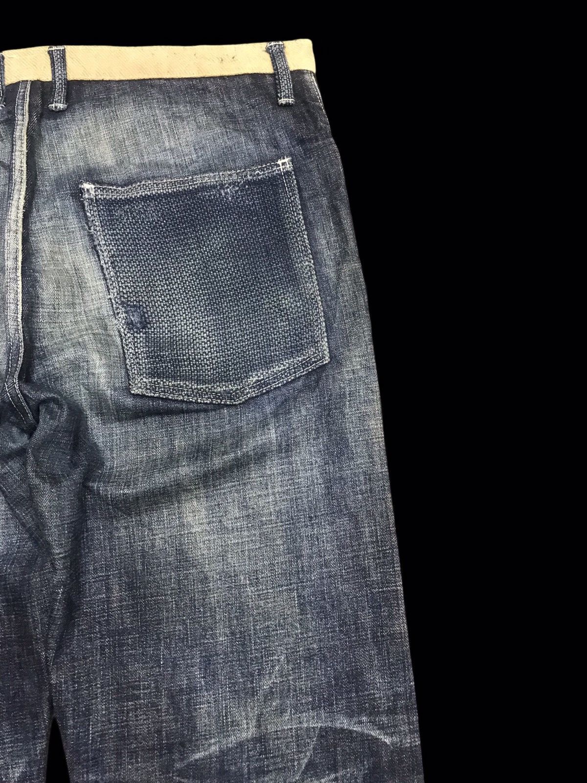 Designer 💥ARCHIVAL💥SCISSORMAN HYBRID DISTRESSED PATCHWORK DENIM F87 Size US 38 / EU 54 - 11 Thumbnail