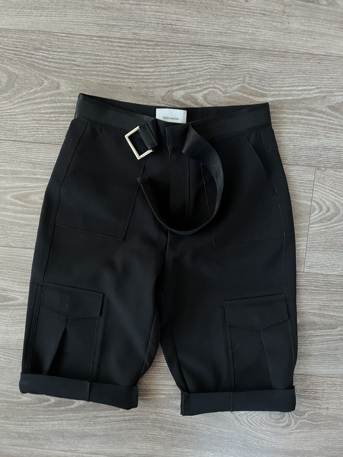 Designer × Holzweiler × Japanese Brand RRP:250€‼️Hozweiler Oter Belted Twill Designer Sweden Shorts Size 24" / US 00 / IT 34 - 5 Thumbnail