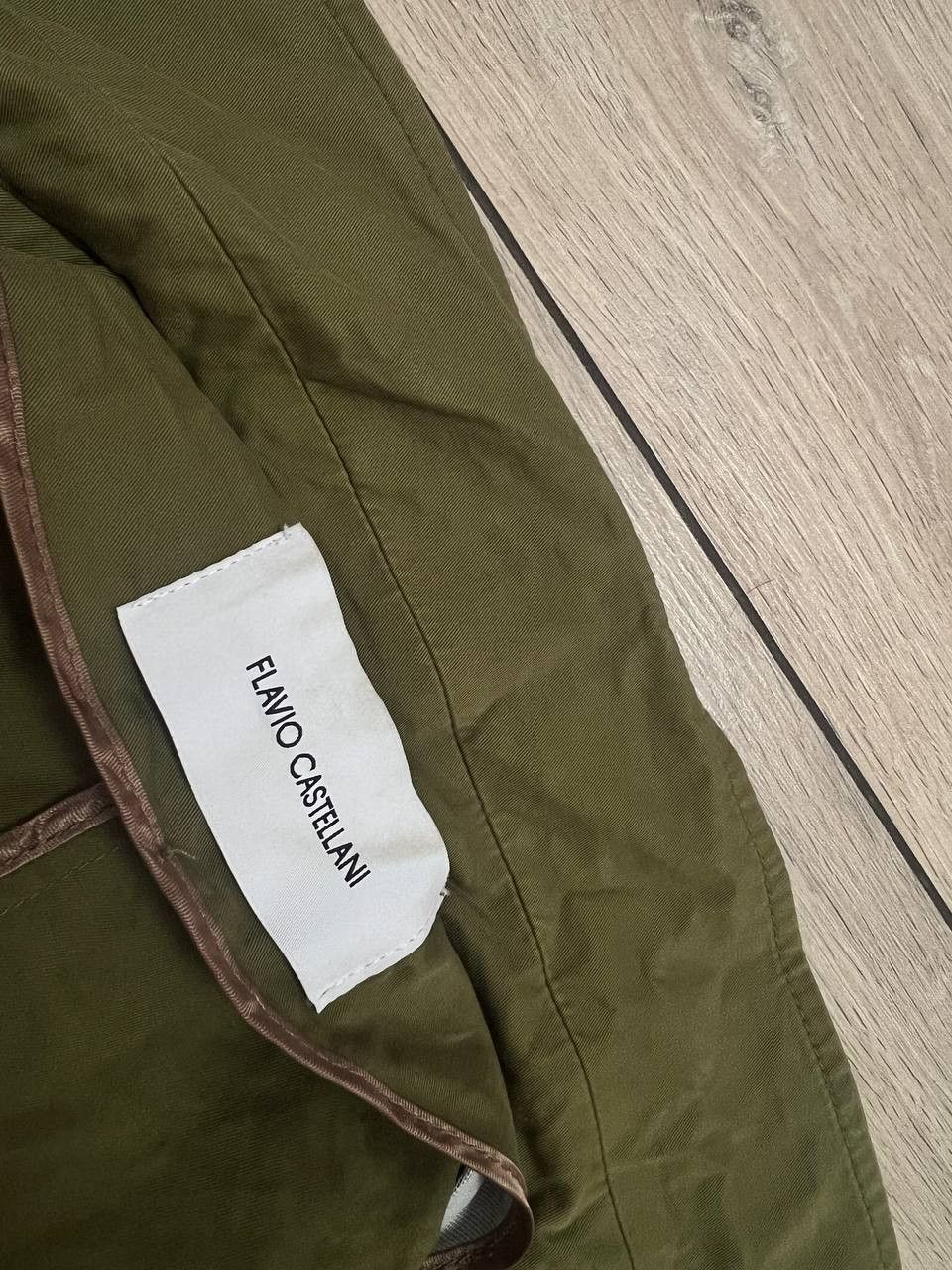 Other Flavio Castellani Military Khaki Patched Shirt Jacket EUR 40 Size S / US 4 / IT 40 - 5 Thumbnail