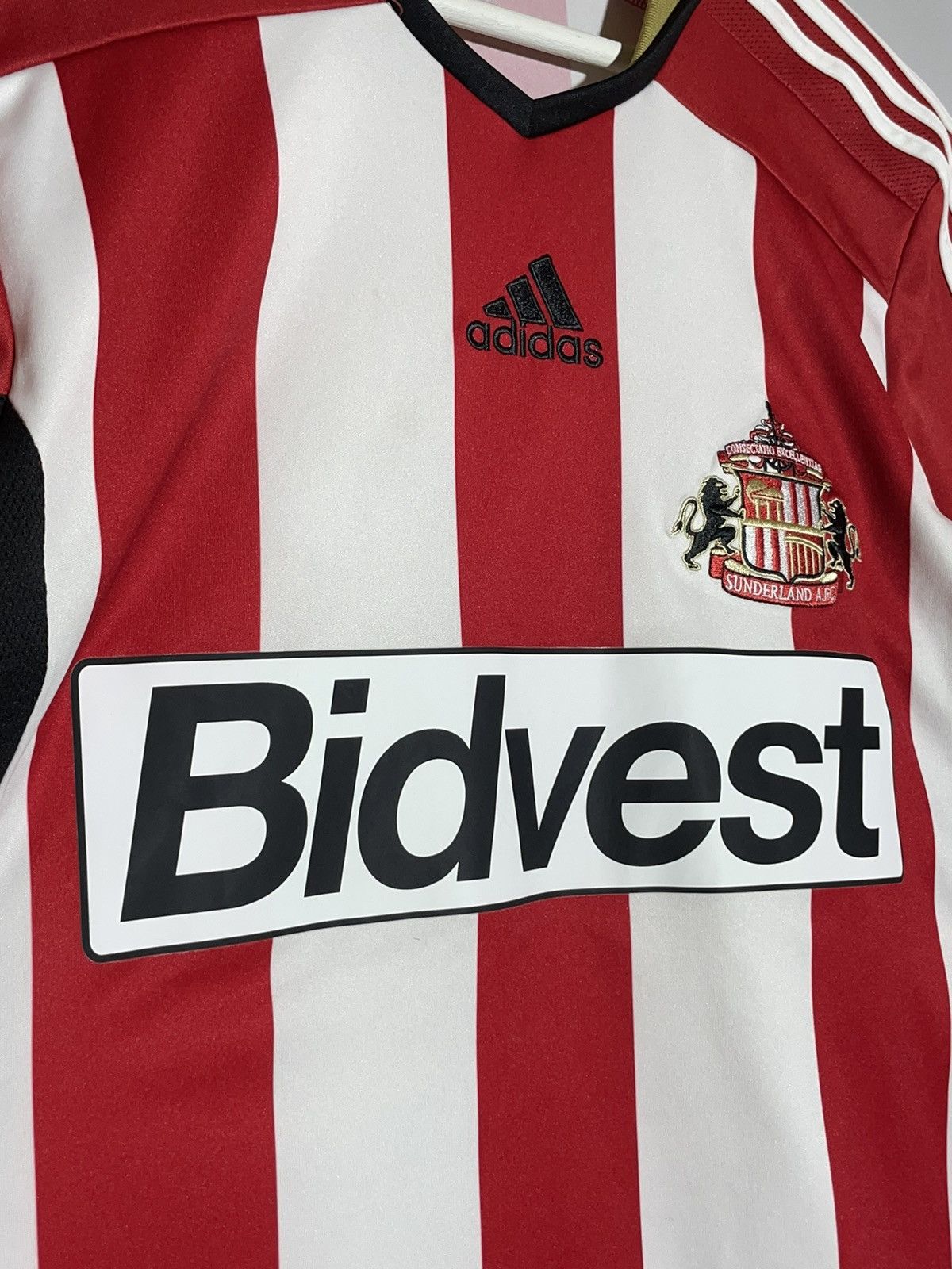 Adidas Sunderland Adidas 2014/15 Home Y2k Streetwear Football Shirt Size US S / EU 44-46 / 1 - 5 Thumbnail