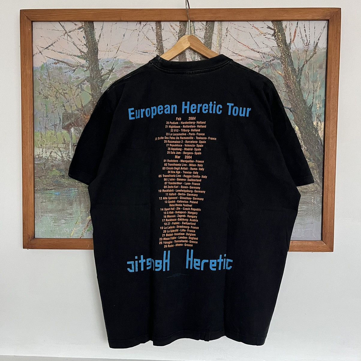 Band Tees vintage 90s/2000s Morbid Angel European heretic tour Size US XL / EU 56 / 4 - 2 Thumbnail