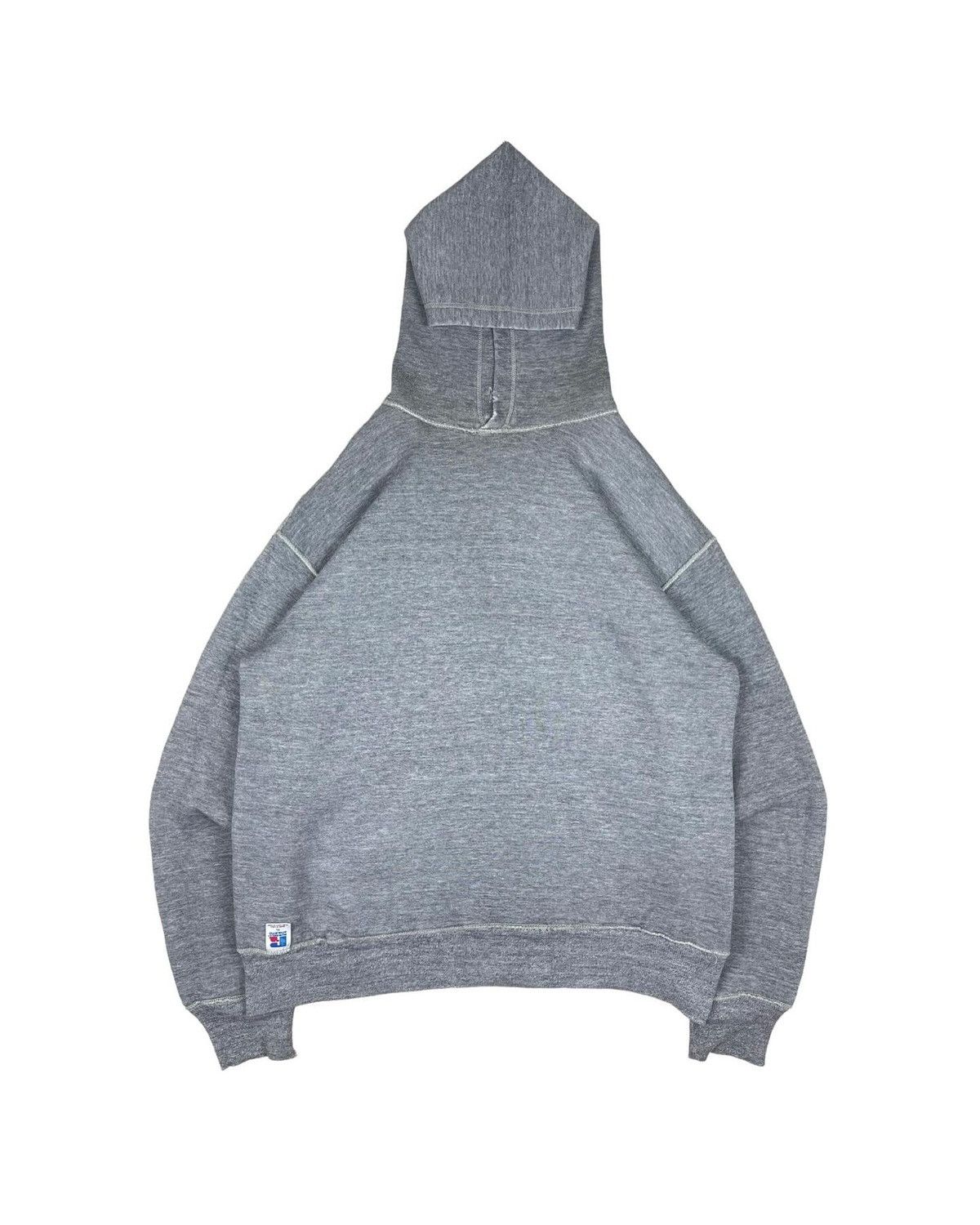 image of Made In USA x Russell Athletic 1980's Russell Athletic Double Face Hoodie Sweatshirt in Grey (Size 