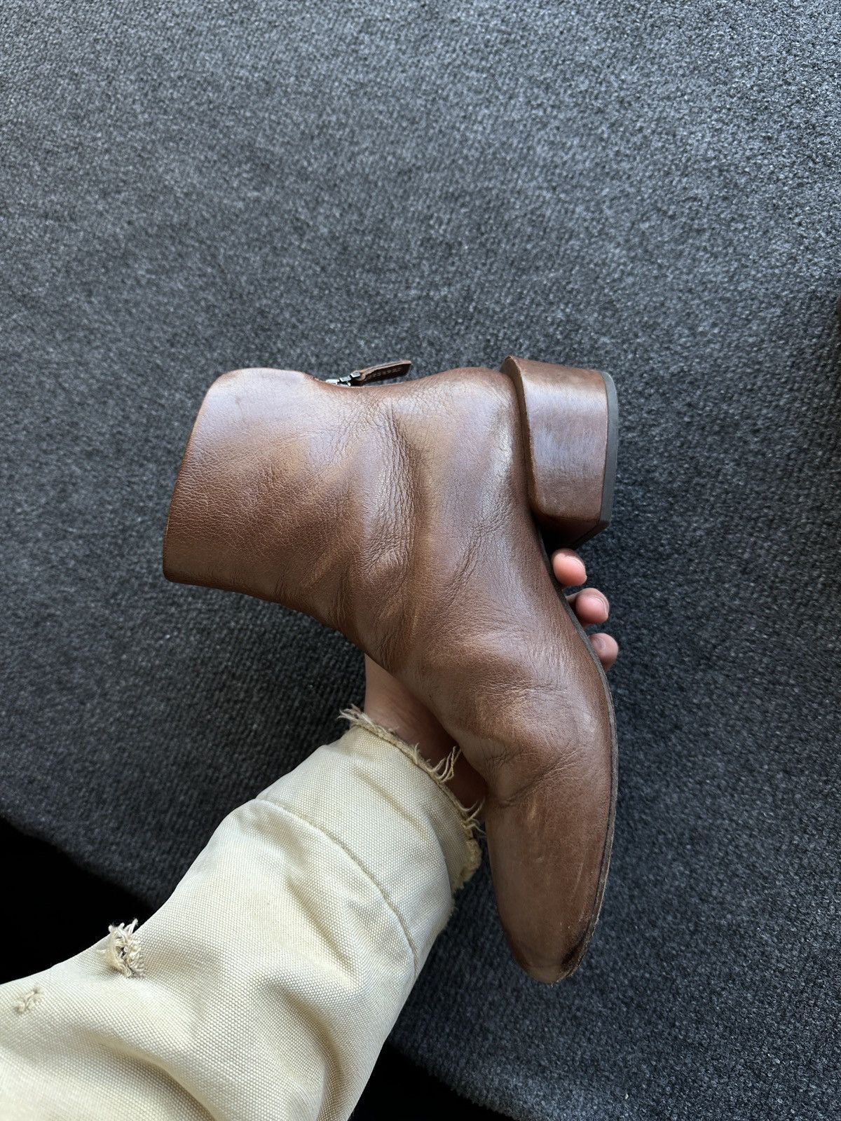 Marsell RARE🚨 MARSELL ITALY BROWN LUXURY BOOTS WOMEN LEATHER Size US 7 / IT 37 - 4 Thumbnail
