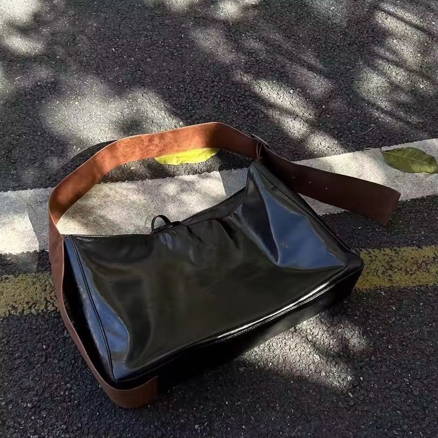 Japanese Brand Pu Leather Large Capacity Shoulder Bag Size ONE SIZE - 4 Thumbnail