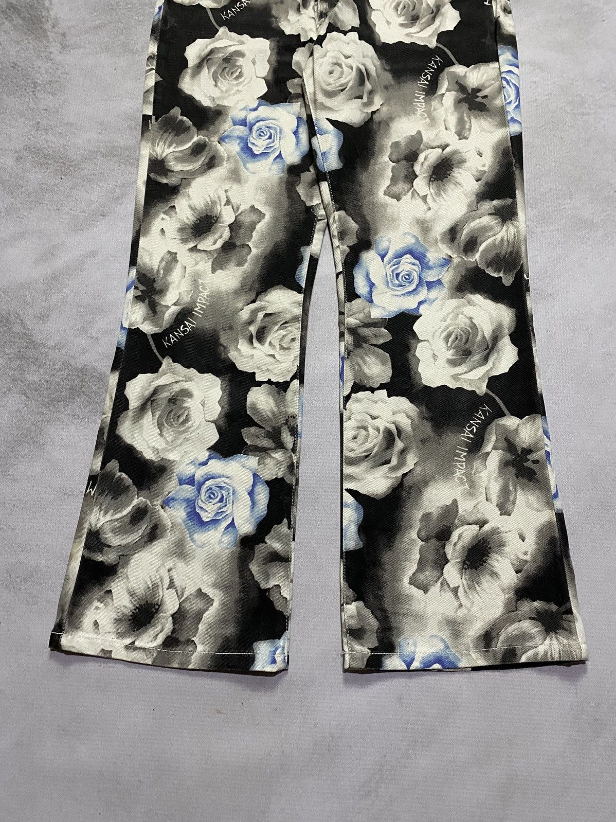 Kansai Yamamoto Kansai Impact Floral Pants Size 26" / US 2 / IT 38 - 3 Thumbnail