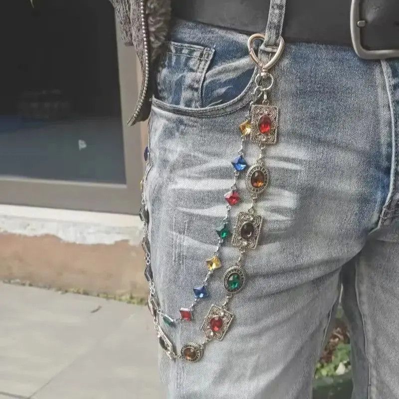 Jewelry Agate Retro Pants Chain Waist Chain Size ONE SIZE - 2 Thumbnail