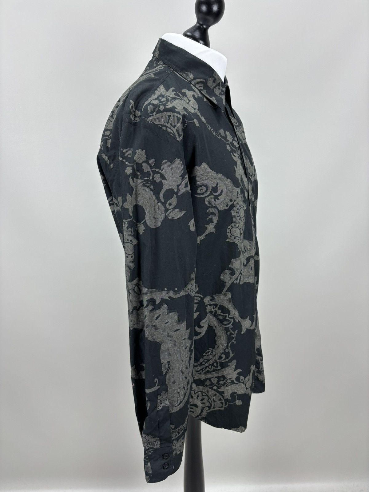 Gianfranco Ferre Mens shirt Gianfranco Ferre Jeans Size XXL Color Black Size US XXL / EU 58 / 5 - 5 Thumbnail