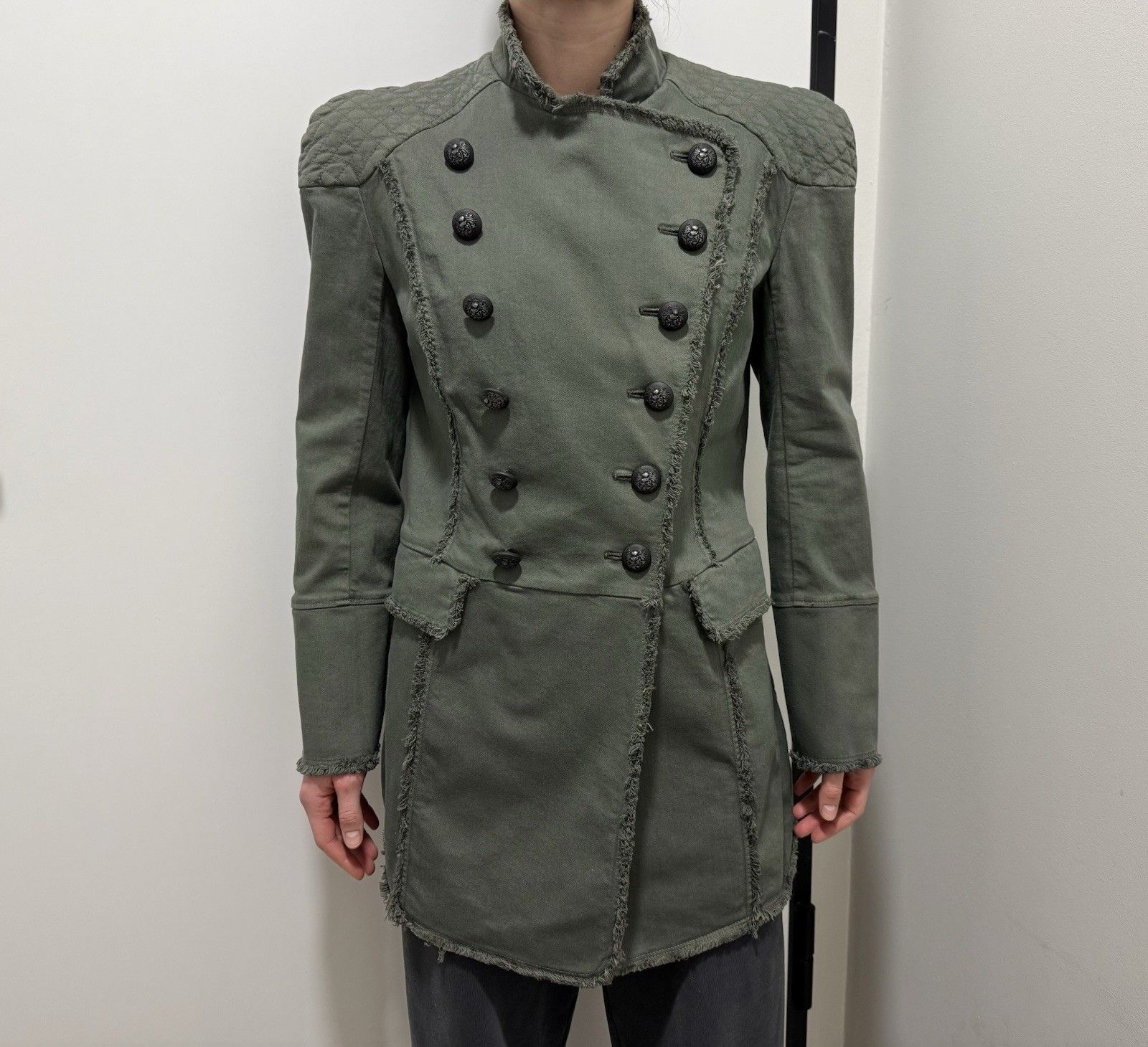 Pierre Balmain Pierre Balmain Double Breasted Military Napoleon Blazer Size XS / US 0-2 / IT 36-38 - 1 Thumbnail