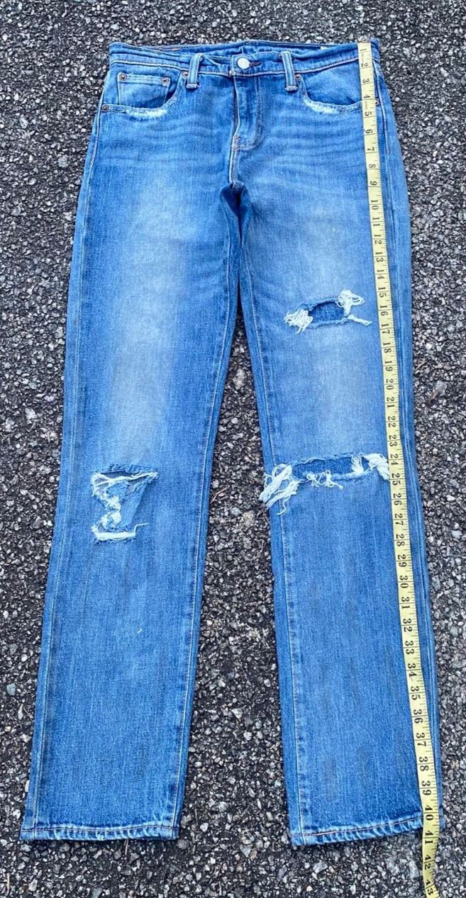 Levi's Vintage Levis 511 Slim Distressed Denim Size US 29 - 3 Thumbnail