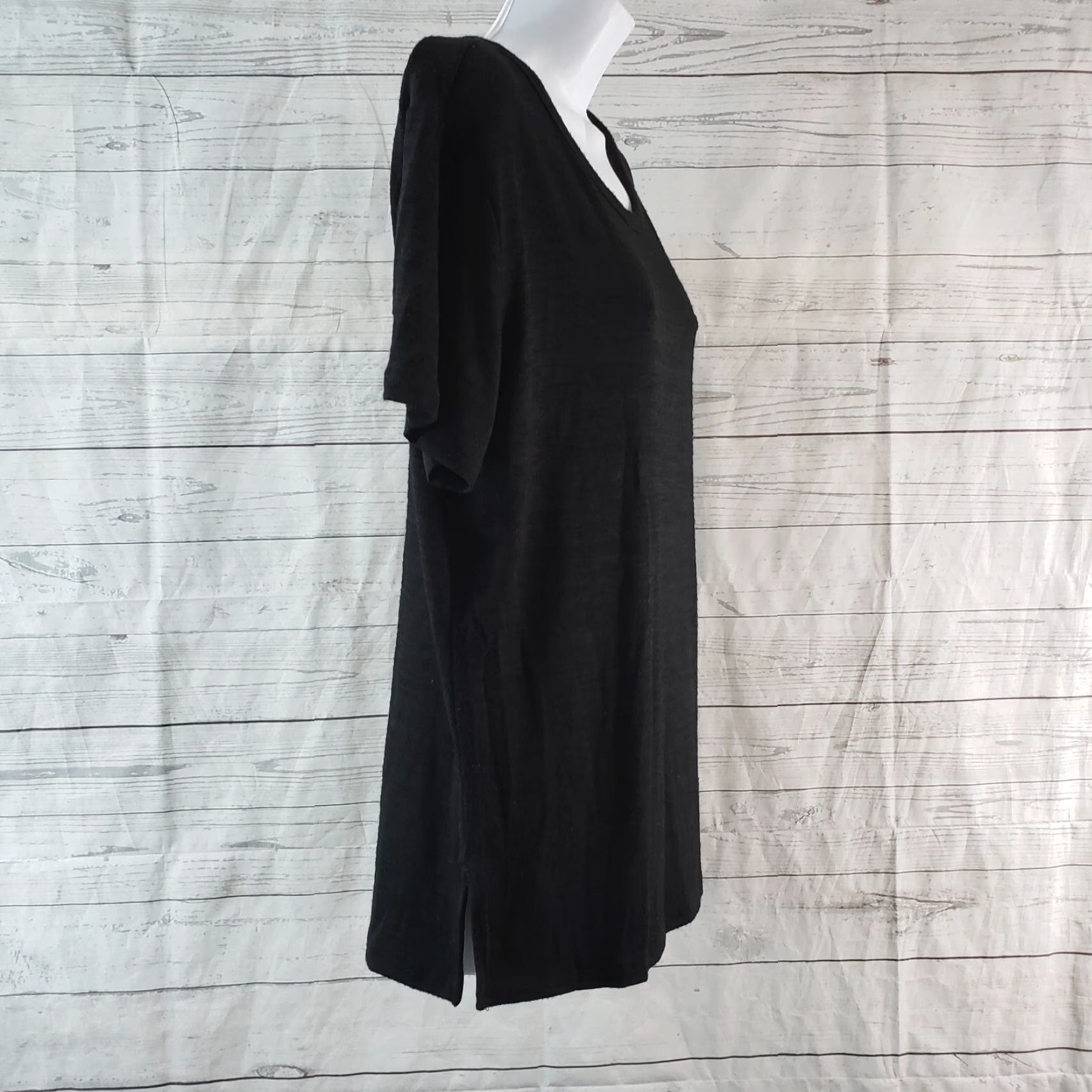 Vintage VINTAGE Wilfred Free Womens Knit Top Shirt Womens Large Black Short Sleeve Size L / US 10 / IT 46 - 3 Thumbnail