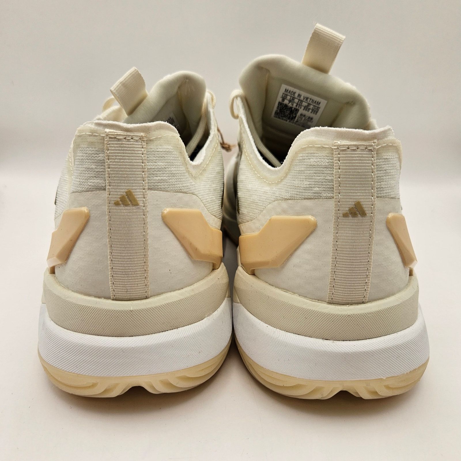 Adidas ADIDAS WOMEN'S 9 ADIZERO UBERSONIC 5 TENNIS SHOES WHITE GOLD Size US 9 / IT 39 - 3 Thumbnail