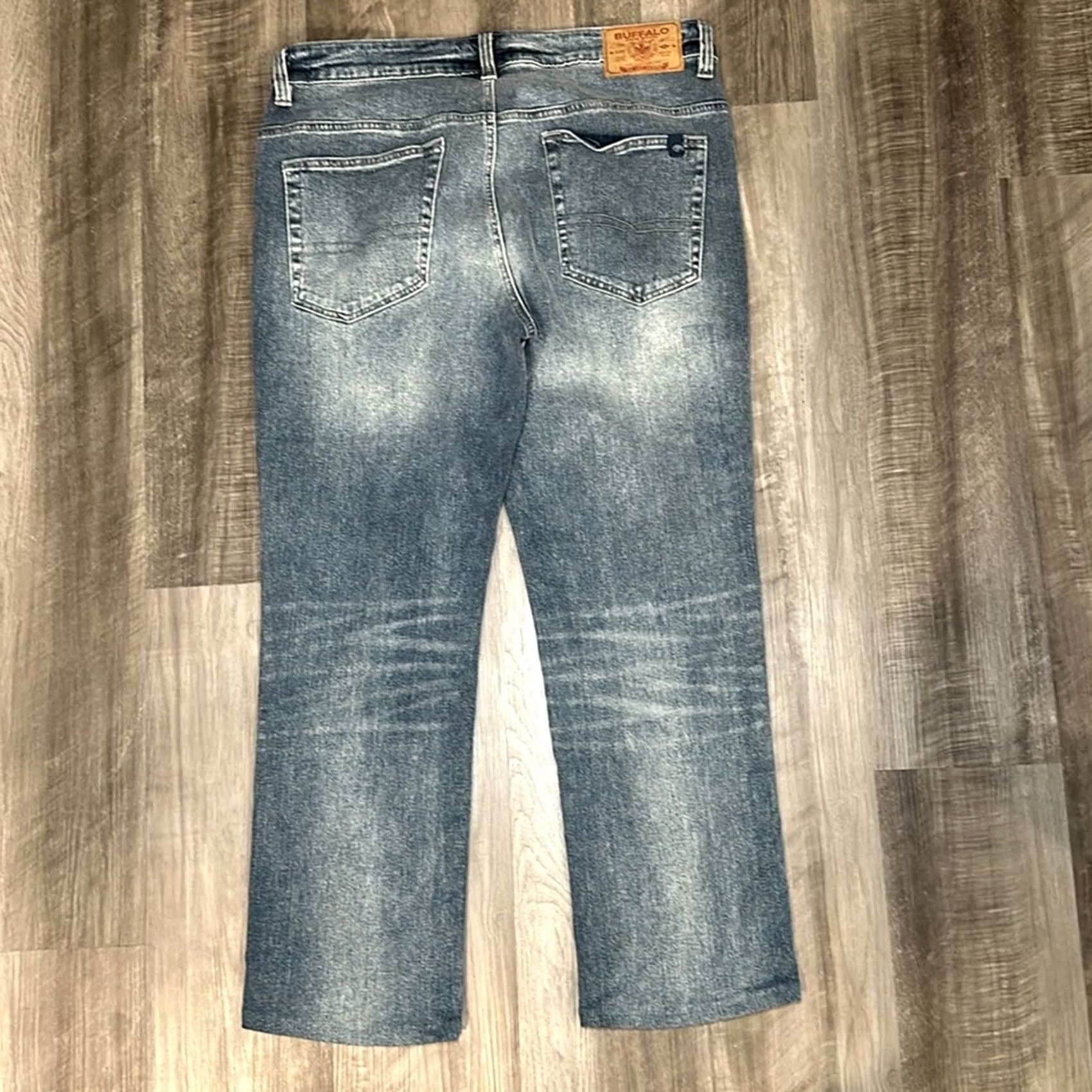 Buffalo David Bitton Buffalo David Bitton Jeans Mens 36 Blue Six Straight NWOT 36x28 Size US 36 / EU 52 - 3 Thumbnail