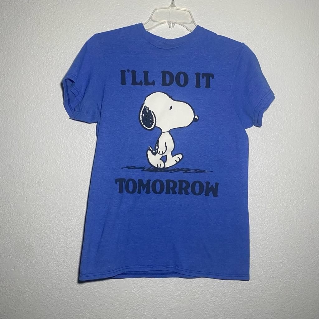Peanuts Peanuts Blue T-Shirt Size S Size US S / EU 44-46 / 1 - 1 Thumbnail