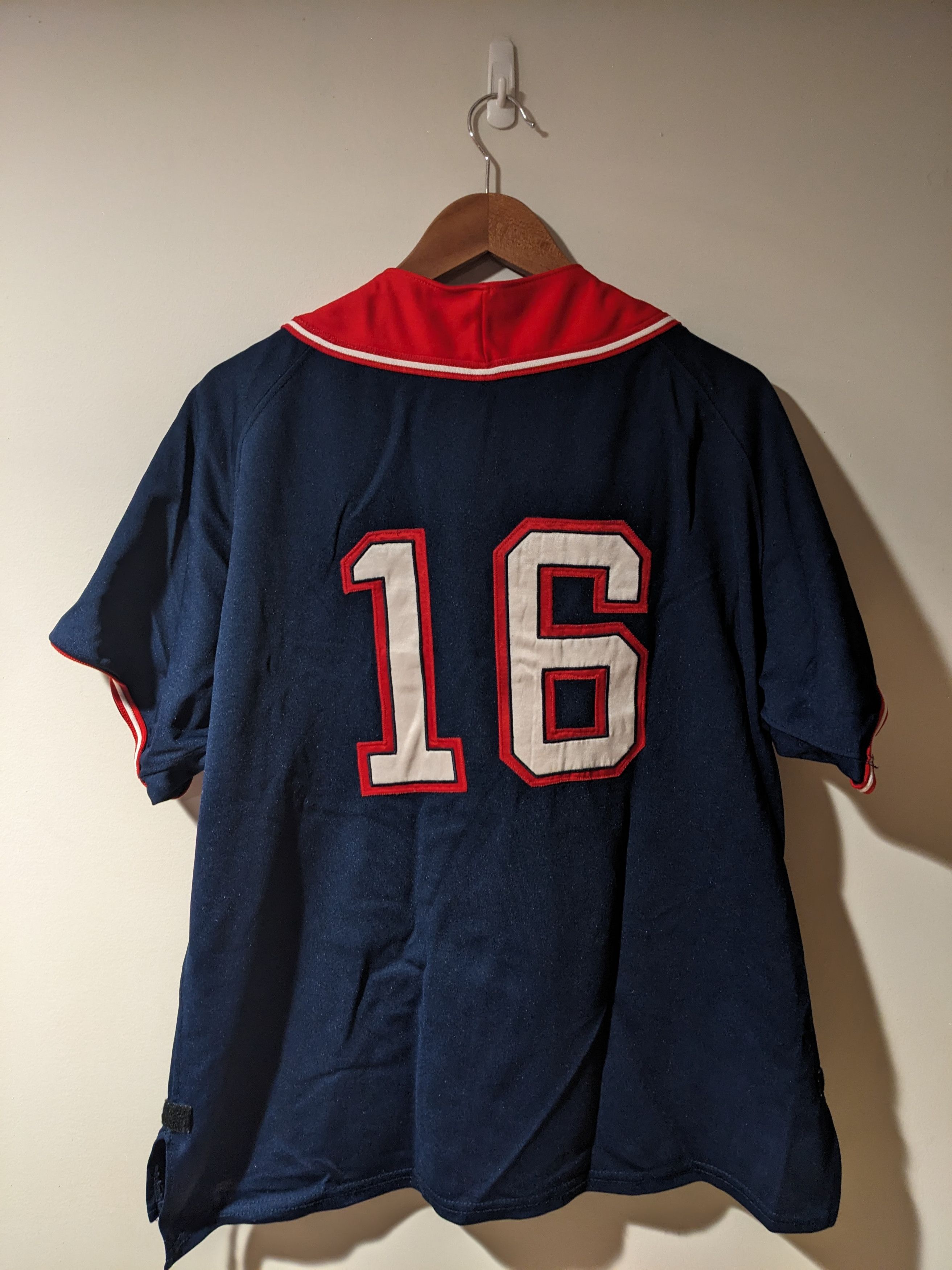 Vintage Vintage 90s USA Baseball Team Sports Blue X-Large Jersey Size US XL / EU 56 / 4 - 6 Thumbnail