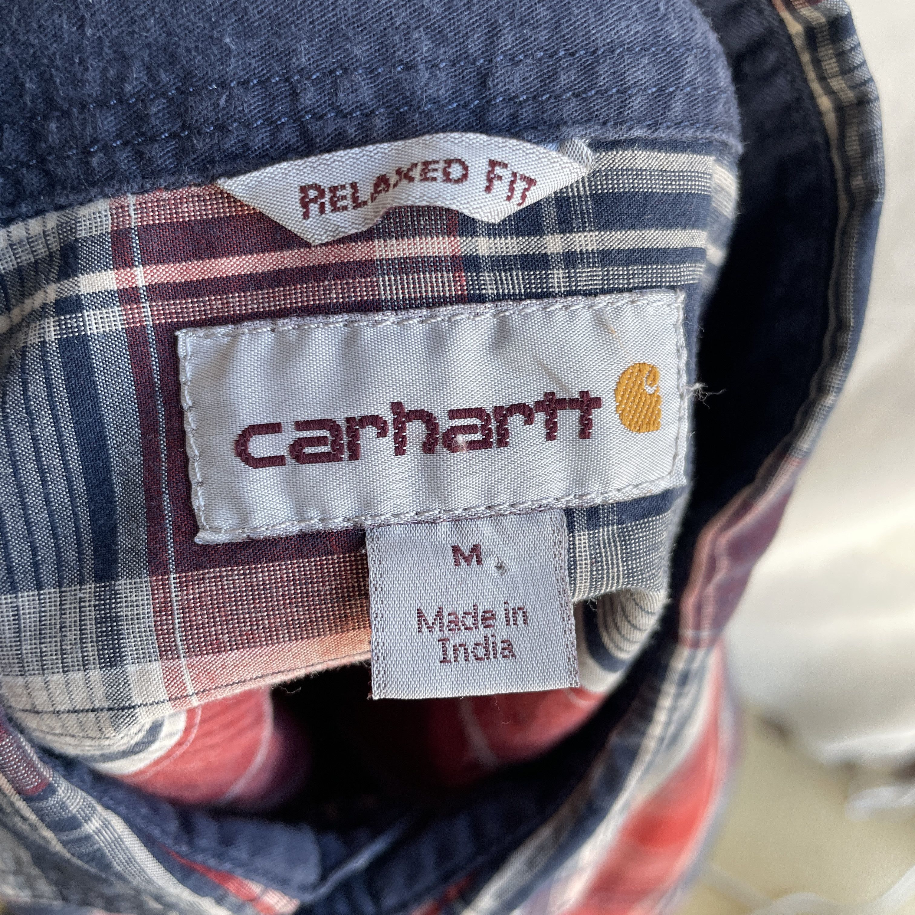 Carhartt Carhartt Vintage Plaid Snap Button Western Work Shirt Size M Size US M / EU 48-50 / 2 - 7 Thumbnail
