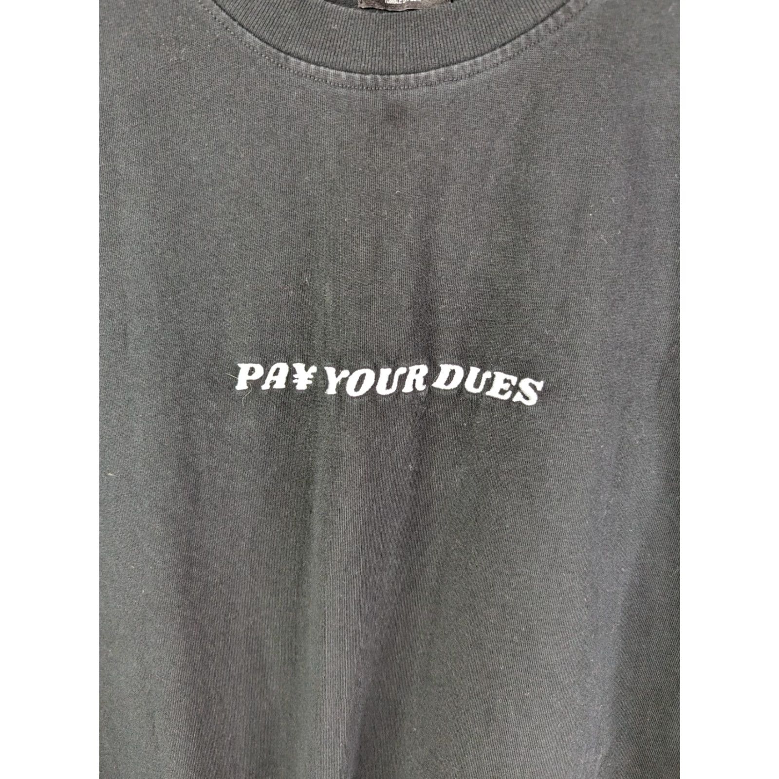 Vintage PYD T-Shirt Mens Short Sleeve Black Cotton Size S Logo Graphic Dragon Jumbo Pay Your Dues Japan Size US S / EU 44-46 / 1 - 4 Thumbnail