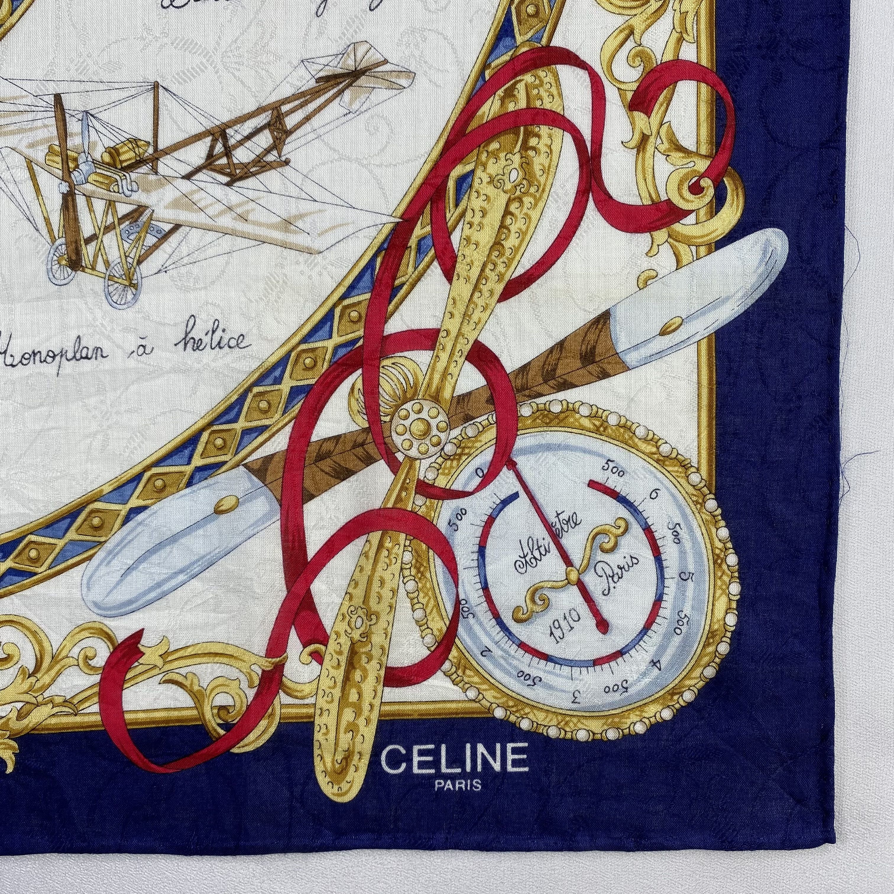 Celine × Vintage Celine Bandana/ Handkerchief / Neckerchief-P1347 Size ONE SIZE - 3 Thumbnail