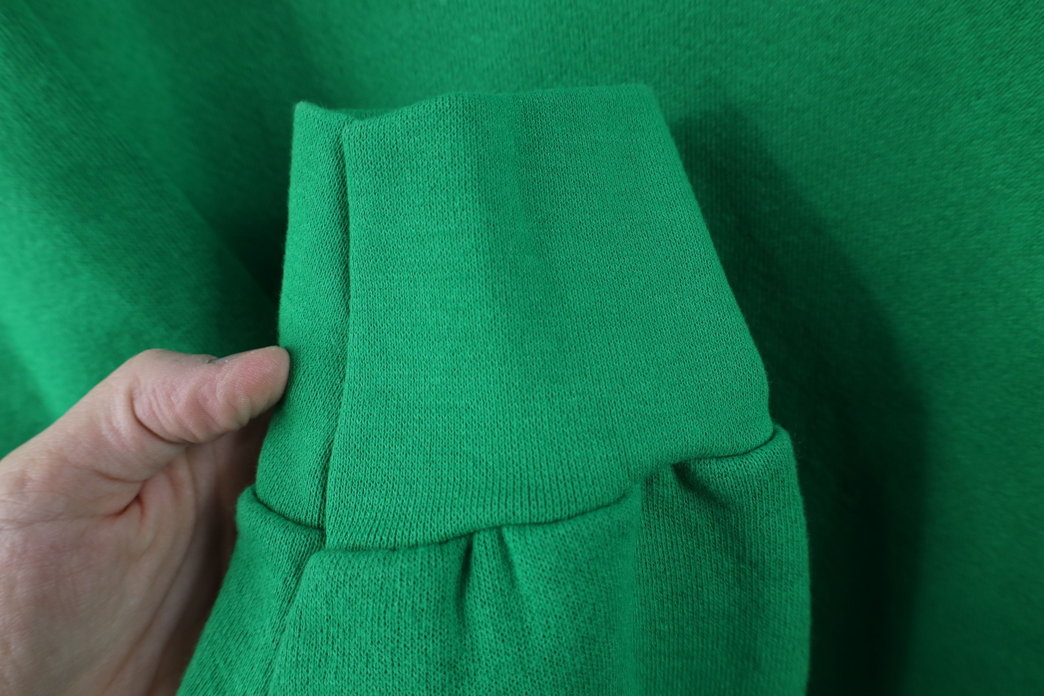 Vintage Vintage 90s Streetwear Crewneck Sweatshirt Kelly Green USA Size US L / EU 52-54 / 3 - 5 Thumbnail