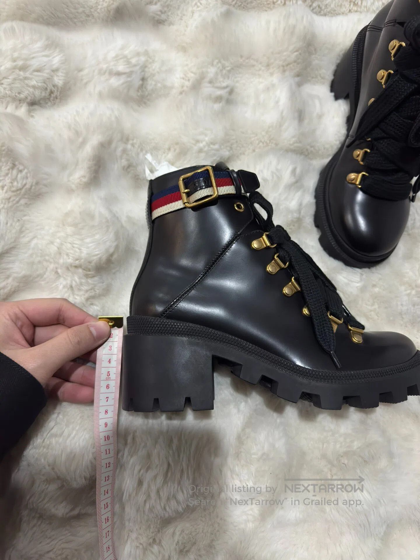 Gucci Guicci Black Women's Martin Boots| Size US 6 / IT 36 - 7 Thumbnail