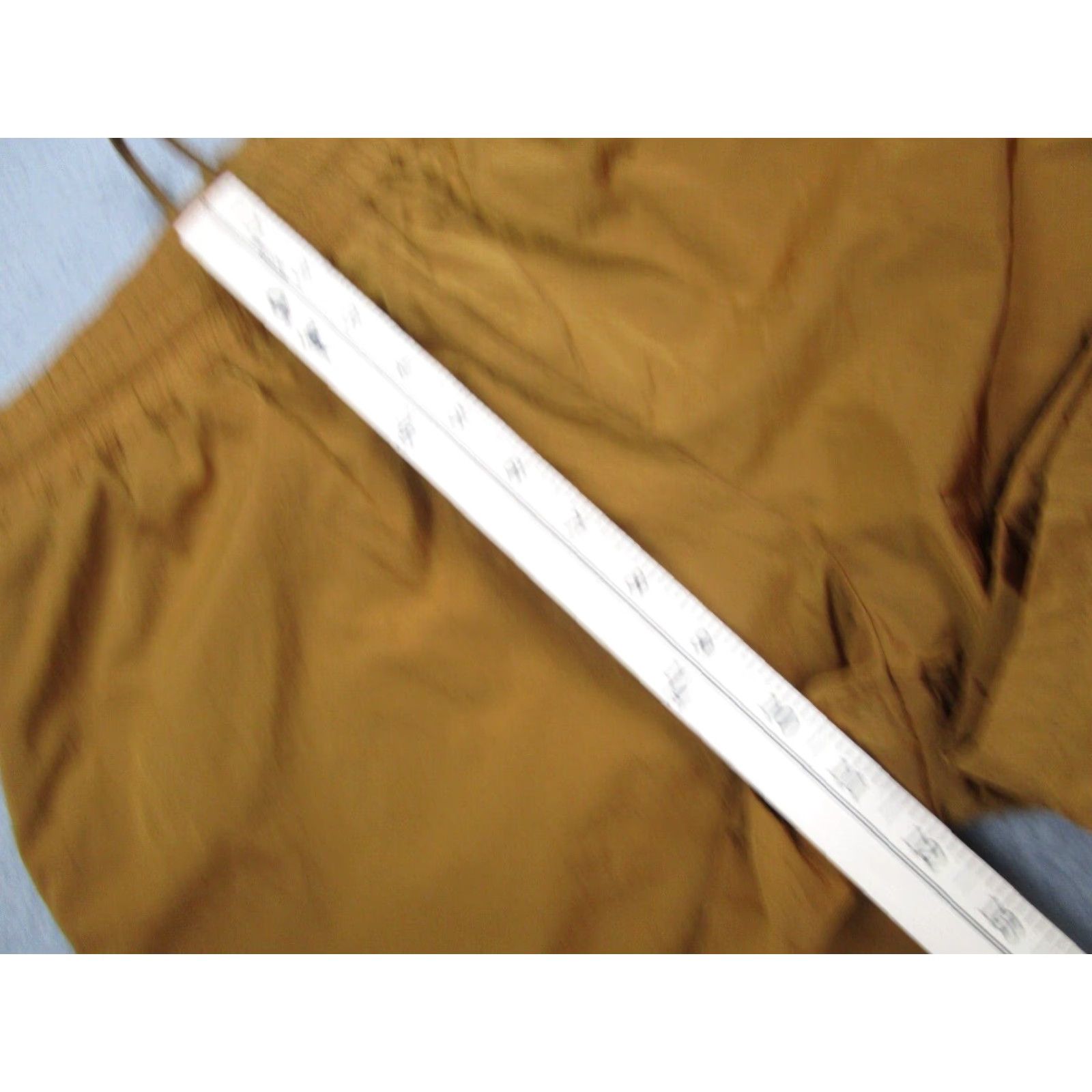 Good American Good American Pants Womens 28x32 size 1 Brown Bronze Windbreaker Wide-Leg Size 25" / US 0 / IT 36 - 6 Thumbnail