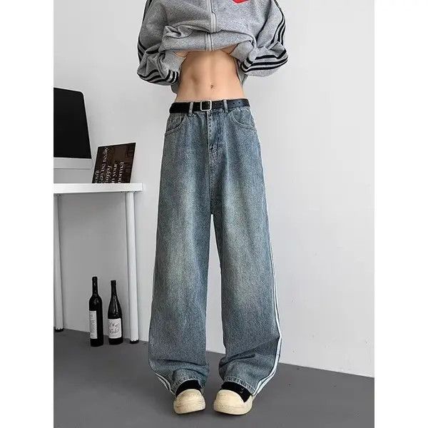 Jean Asaoka x Hino Track Straight Leg Baggy Jeans Size US 30 / EU 46 - 3 Thumbnail