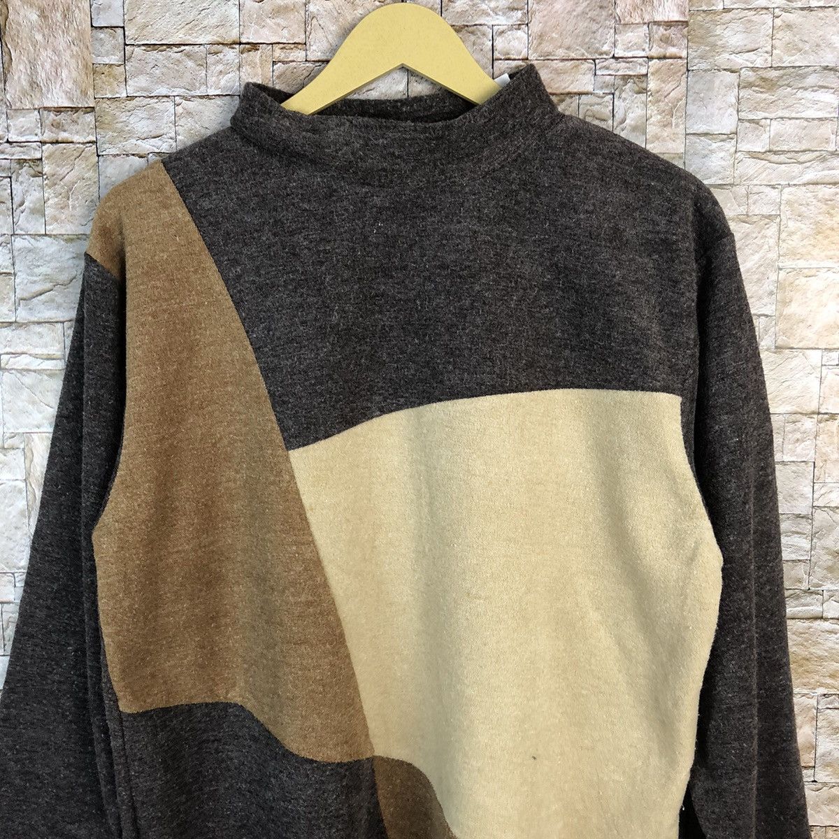 Homespun Knitwear Jilmarie patchwork design streetwear vtg sweatshirt #A526 Size M / US 6-8 / IT 42-44 - 5 Thumbnail