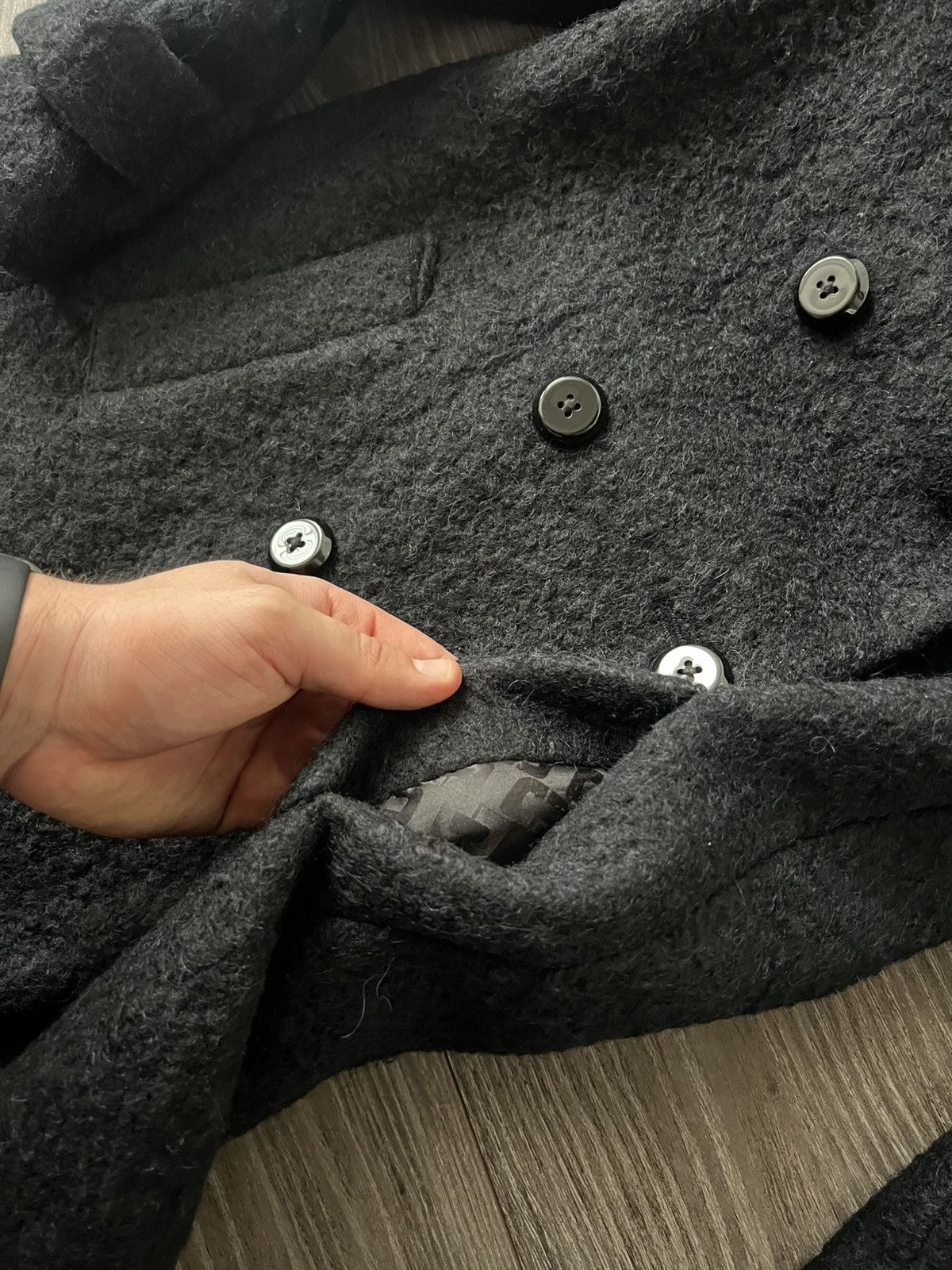 Diane von Furstenberg Diane Von Furstenberg Alpaka Wool Luxury Premium Coat Size XS / US 0-2 / IT 36-38 - 15 Thumbnail