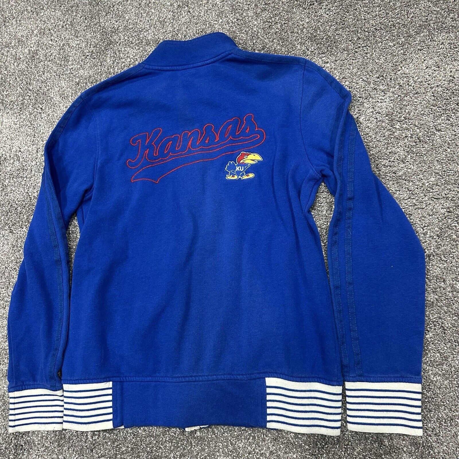 Adidas Adidas Kansas Jayhawks Fill Zip Blue Jacket Logo Size M Size M / US 6-8 / IT 42-44 - 16 Thumbnail