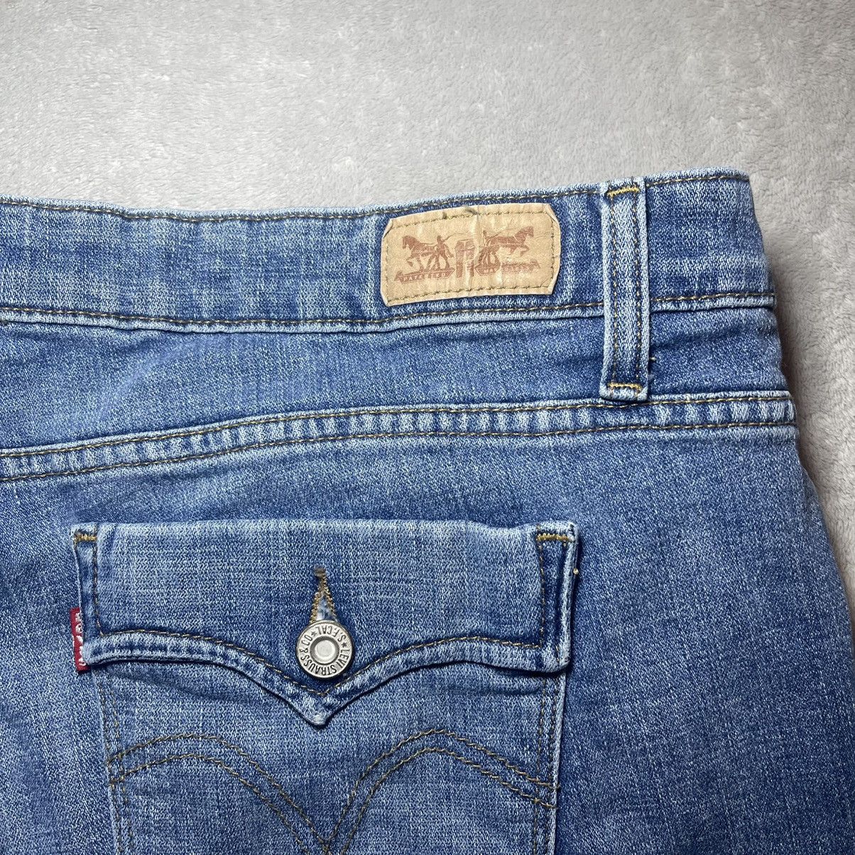 Levi's Vintage Y2K Levis 590 Bootcut Jeans Womens 20W S Blue Denim Size 41" - 13 Thumbnail