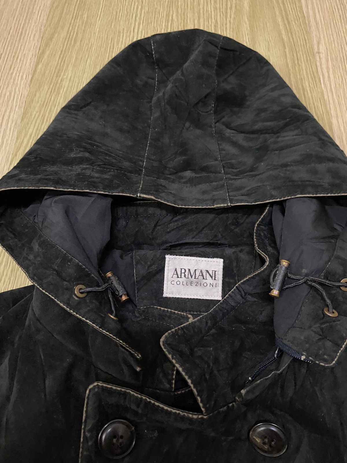 Armani Collezioni Armani Collezioni made in Uruguay Velvet hoodie jacket Size US M / EU 48-50 / 2 - 5 Thumbnail
