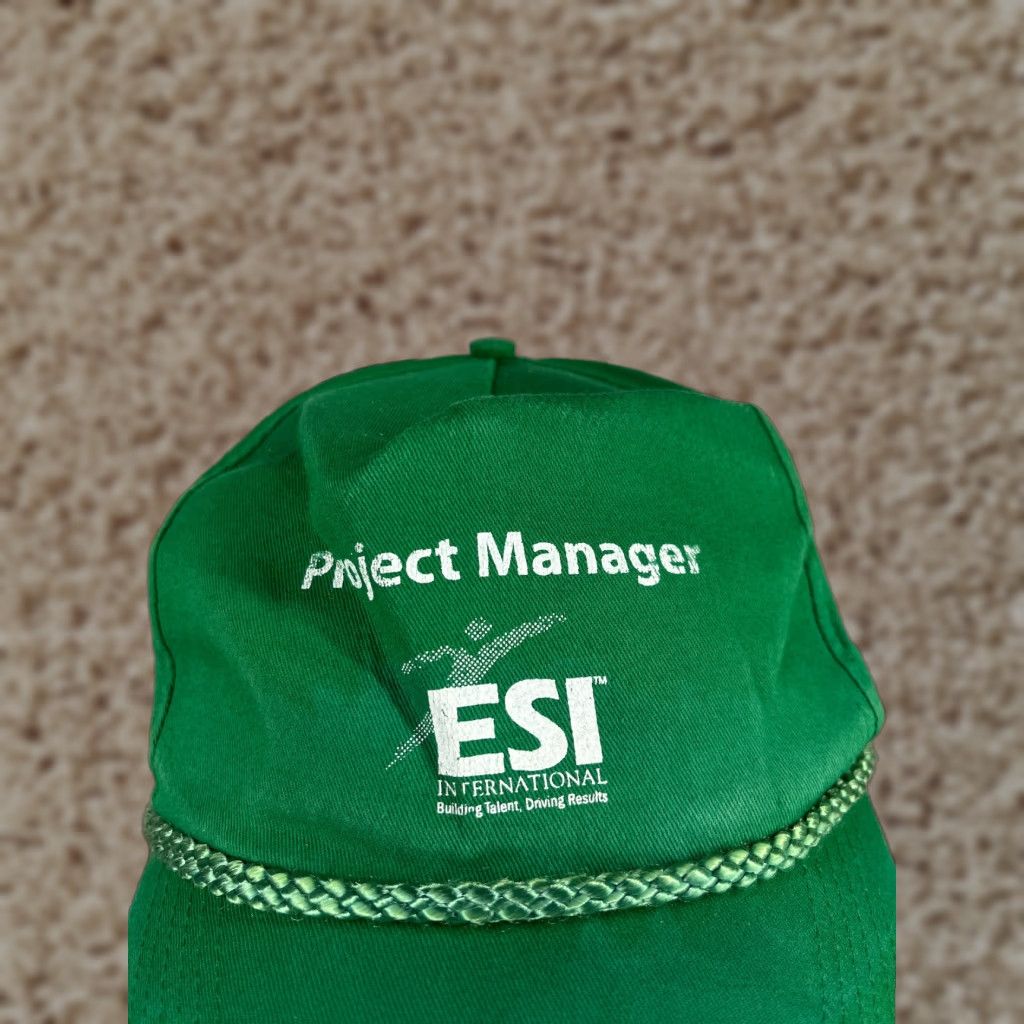 Y/Project OC Project Managing Hat Cap Strap Back Adult Green Cotton Twill Snapback Shirt Shoes? Size ONE SIZE - 1 Thumbnail