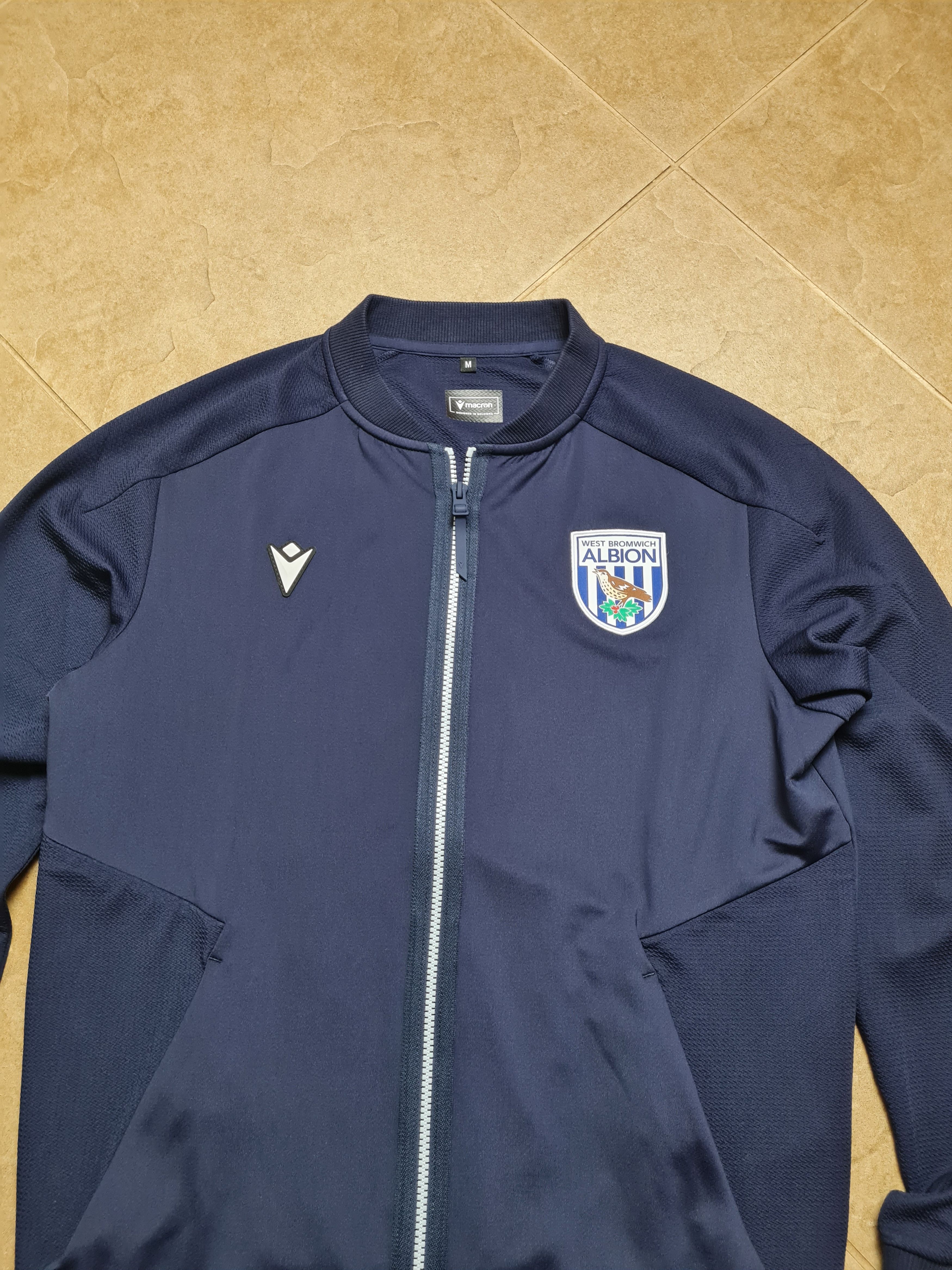 Macron Official West Brom WBA Macron Player Training Top Jacket Size US M / EU 48-50 / 2 - 17 Thumbnail