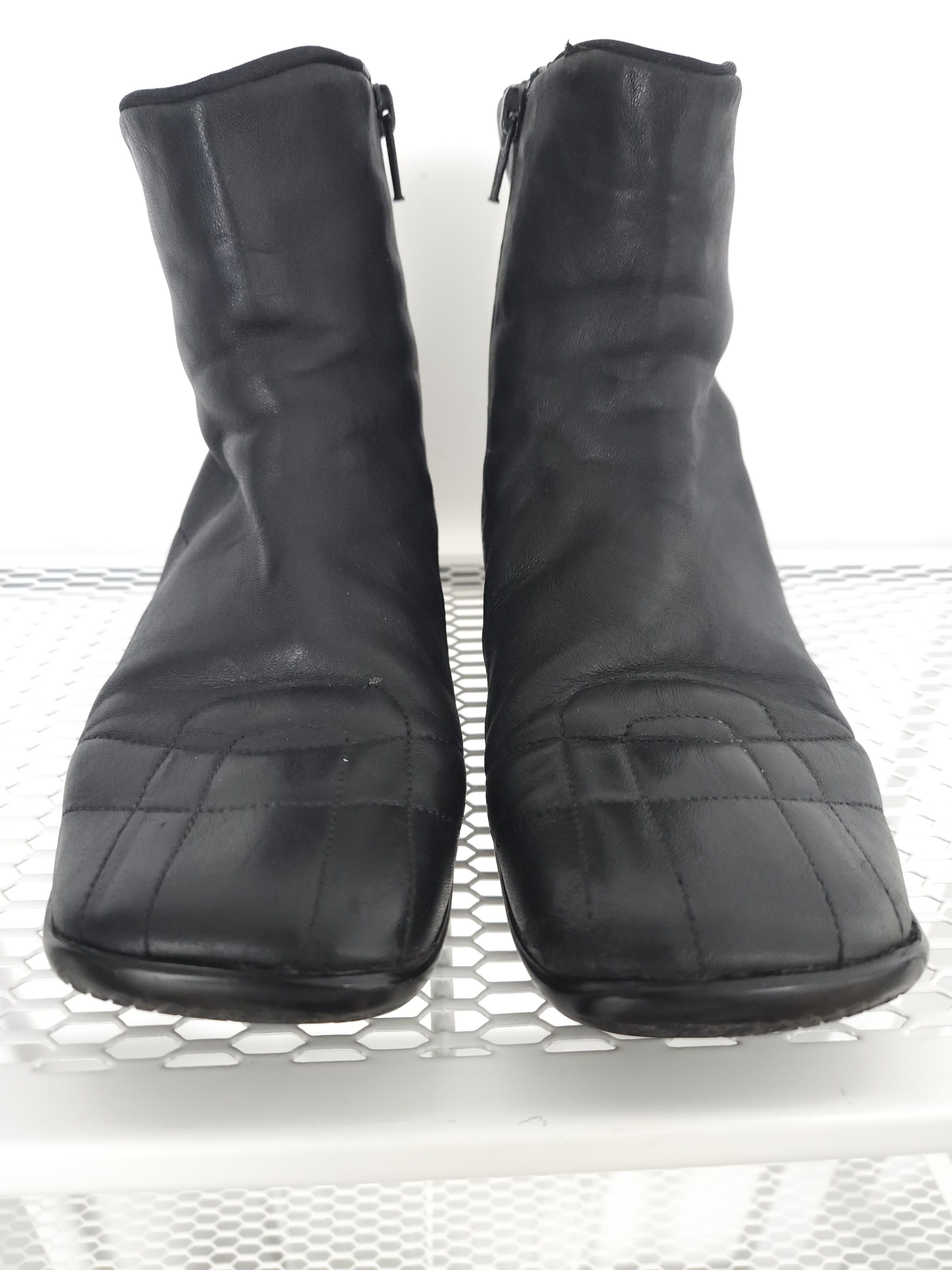 Prada Archive Prada sport red tab leather side zip ankle boots Size US 7 / IT 37 - 14 Thumbnail