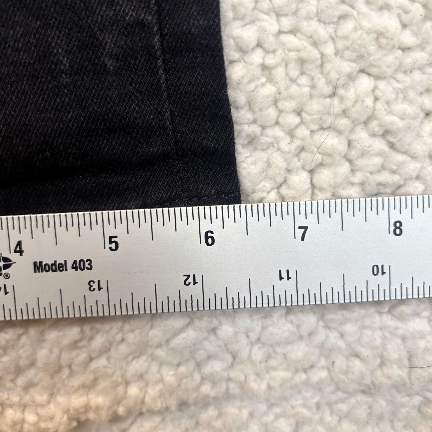 Vintage Baldwin Jeans Mens 30x31 Black Slim Straight Button Fly United States Cap Size US 30 / EU 46 - 6 Thumbnail