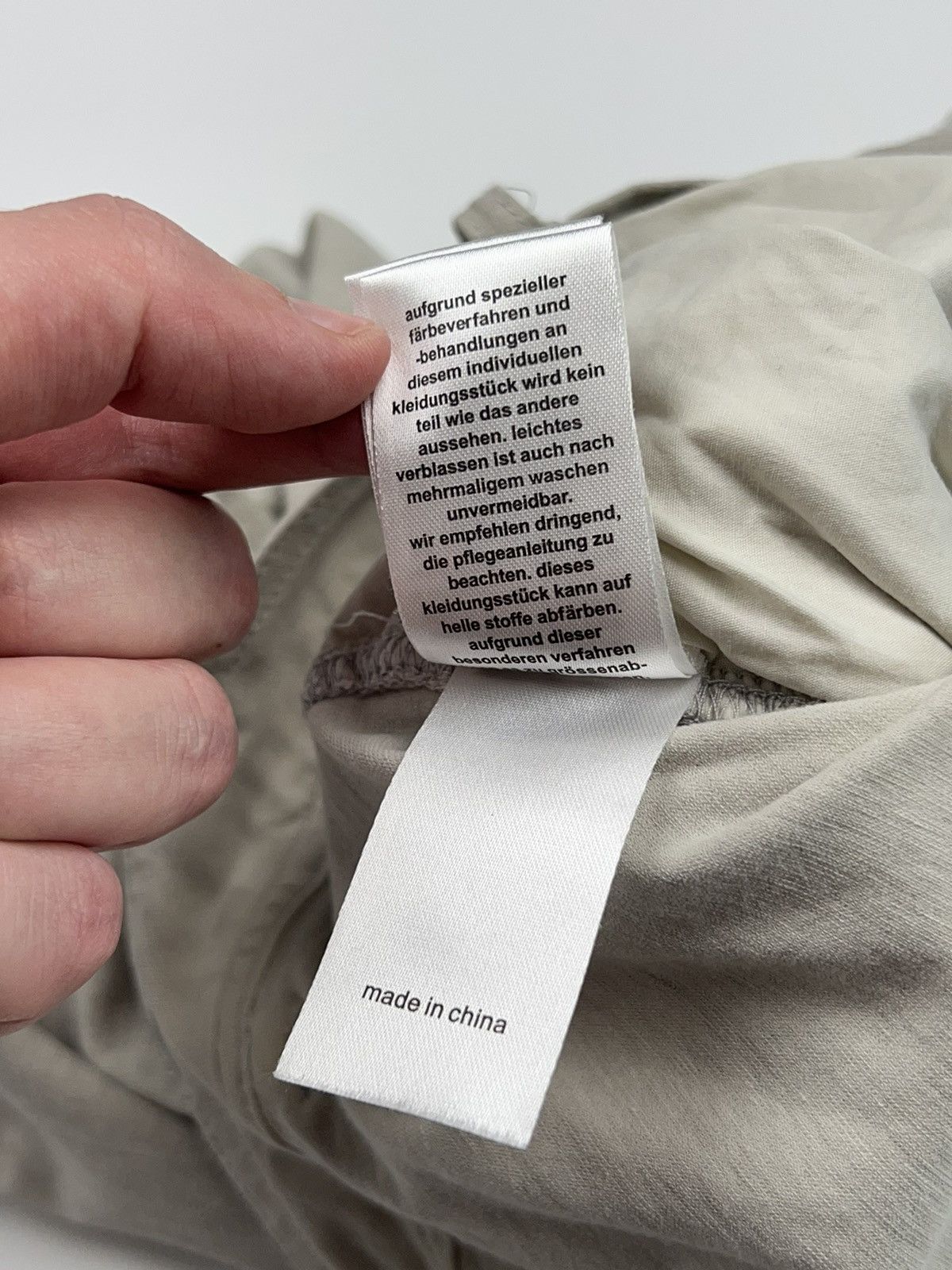 Rundholz Rundholz Stone Washed Grey Trousers Crotch Pants Wide Drop Size 26" / US 2 / IT 38 - 11 Thumbnail