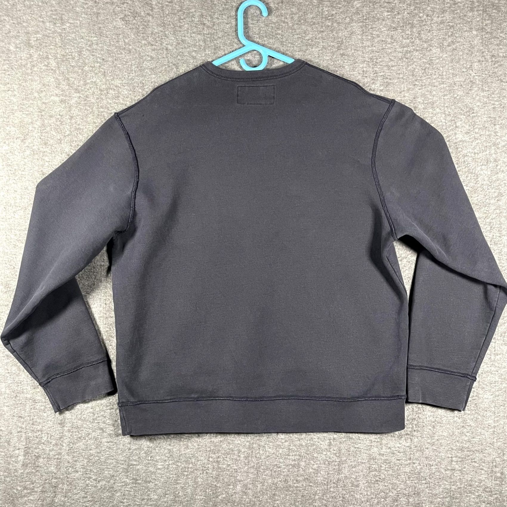 Abercrombie & Fitch Abercrombie & Fitch Crewneck Mens Large Blue Y2K Early 2000s Baggy Sweatshirt Size US L / EU 52-54 / 3 - 3 Thumbnail