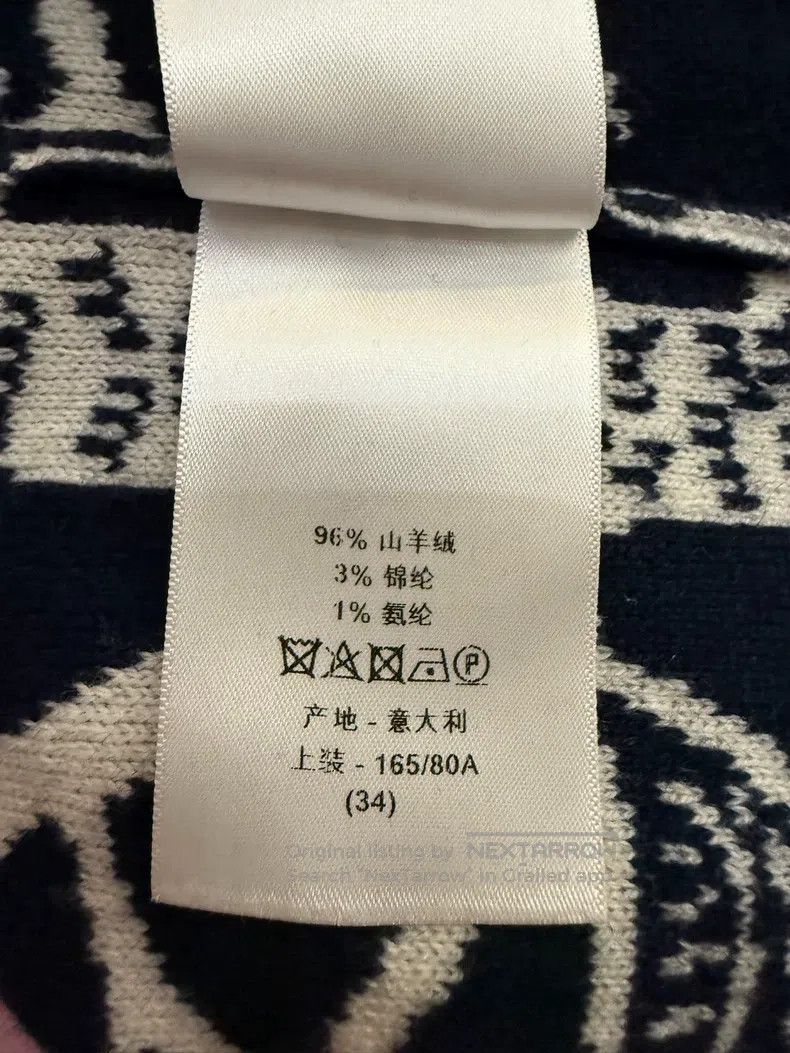 Dior Dior Black and white printed hooded knitwear sweater Size XXS / US 00 / IT 34 - 6 Thumbnail