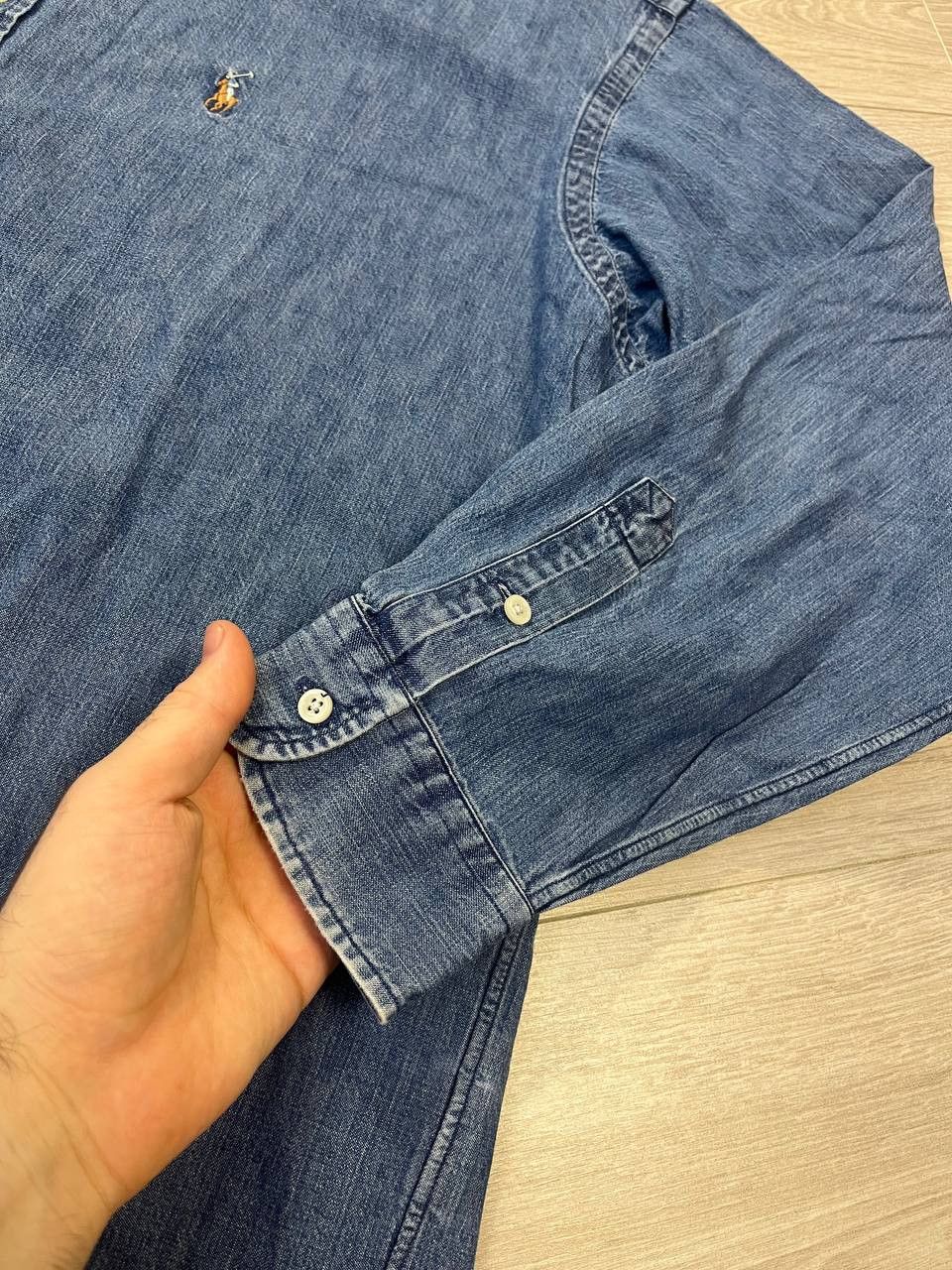 Polo Ralph Lauren Vintage jeans shirt Polo Ralph Lauren RRL Size US XL / EU 56 / 4 - 2 Thumbnail
