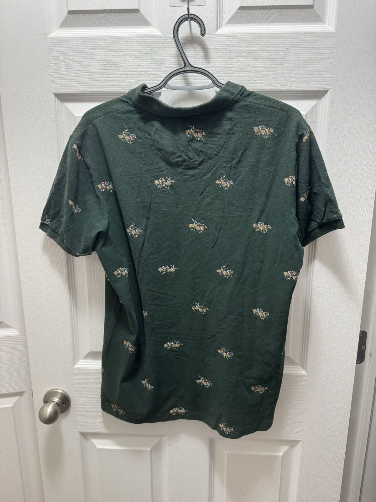U.S. Polo Assn. U.S. Polo Assn. All Over Horse Polo Print Green Vintage Size US M / EU 48-50 / 2 - 3 Thumbnail