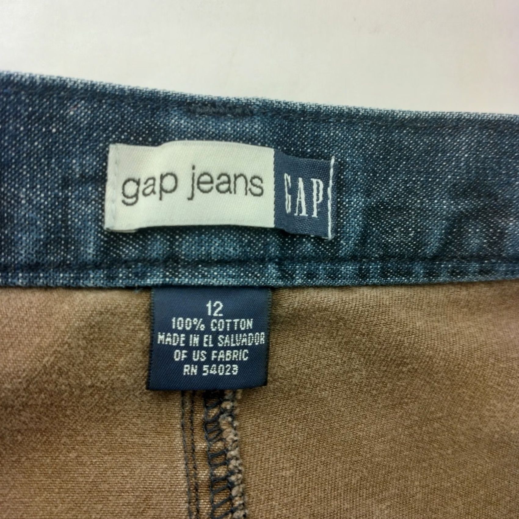 Gap VINTAGE Gap Denim Jean Skirt Midi Western Classic OCR? [Note: This is invalid; please provide proper original title to refine.] Size 34" / US 12 / IT 48 - 7 Thumbnail