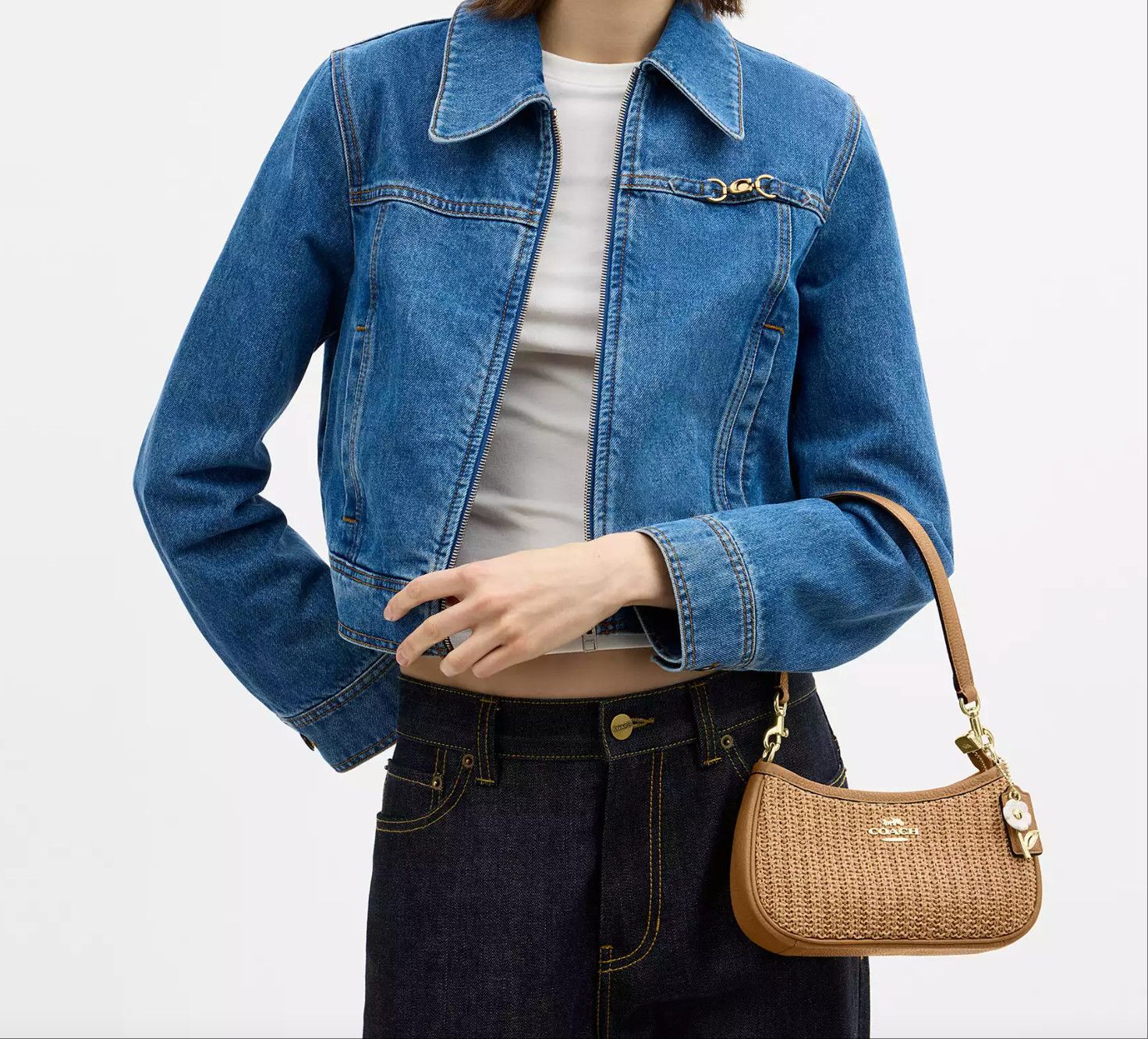 Coach NWT Coach Teri Mini Crossbody Bag CDW66 Toast Size ONE SIZE - 7 Thumbnail