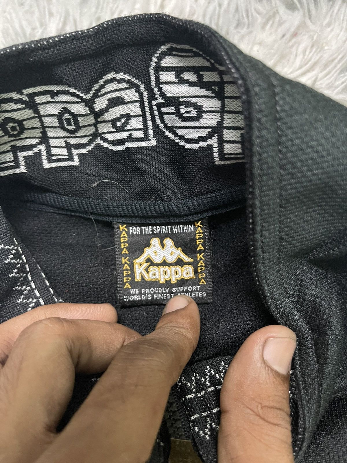 Japanese Brand × Kappa × Vintage 90s KAPPA ZIPPER JACKET FULLPRINT Size US L / EU 52-54 / 3 - 7 Thumbnail